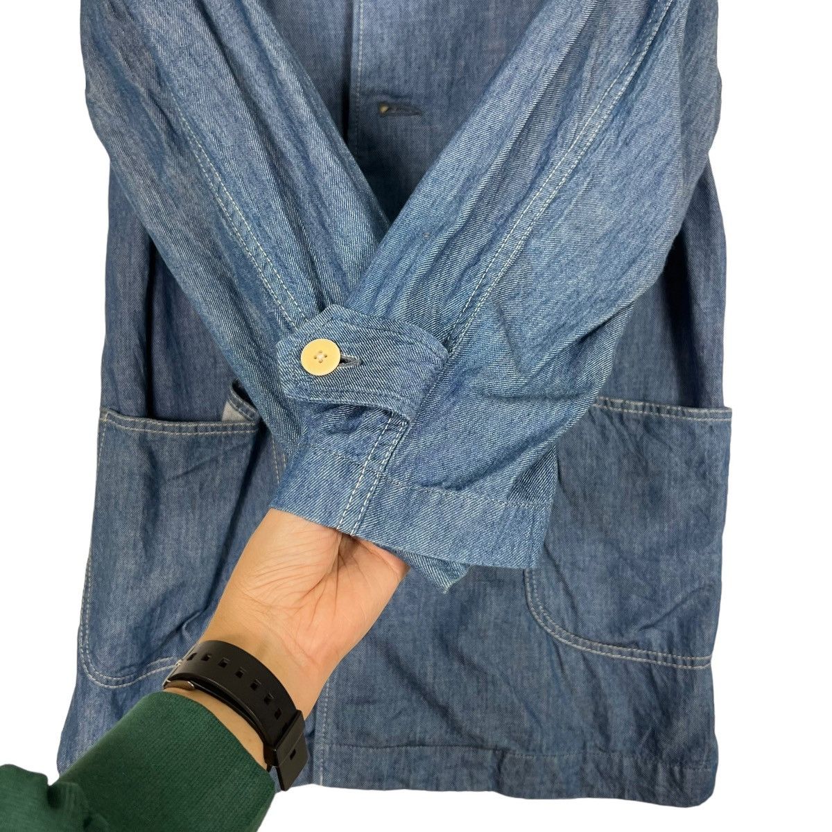 Indigo KATO INDIGO WORKER CHORE JACKET Size US S / EU 44-46 / 1 - 13 Thumbnail