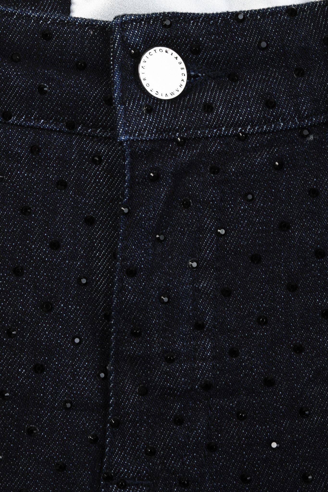 Victoria Beckham Victoria Beckham Rhinestone Dark Navy Jeans Size 29" - 10 Thumbnail