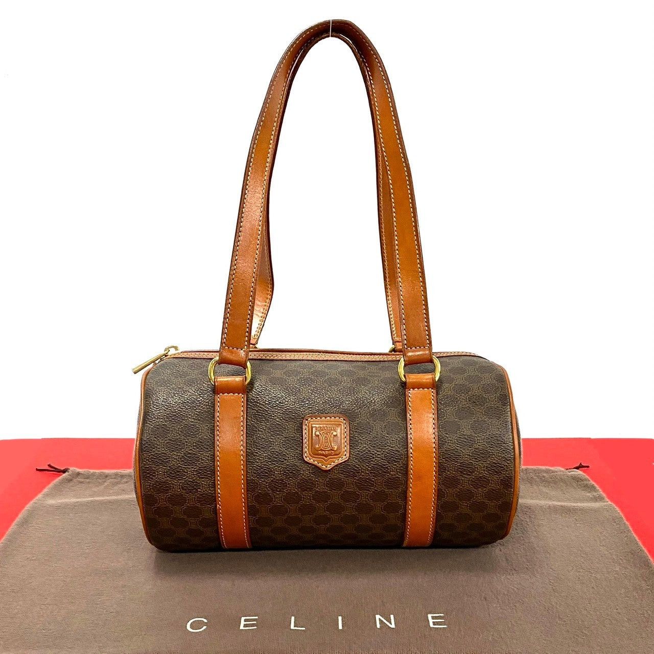 Celine Celine Handbag Brown Leather Size ONE SIZE - 1 Thumbnail