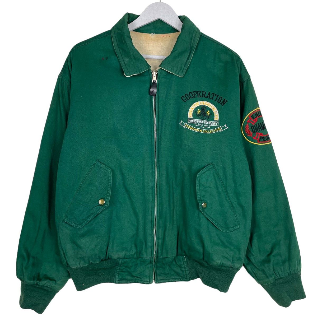 Japanese Brand 💥80s AUCTION GOD SPEED JAPAN RACING REVERSIBLE JACKET Size US M / EU 48-50 / 2 - 1 Thumbnail