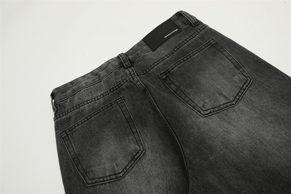 Japanese Brand × Jean Punk retro washed gradient straight jeans men's y2k Size US 34 / EU 50 - 7 Thumbnail