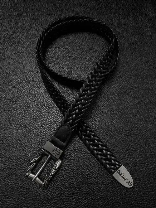Jewelry Braided Leather Belt Size ONE SIZE - 1 Thumbnail