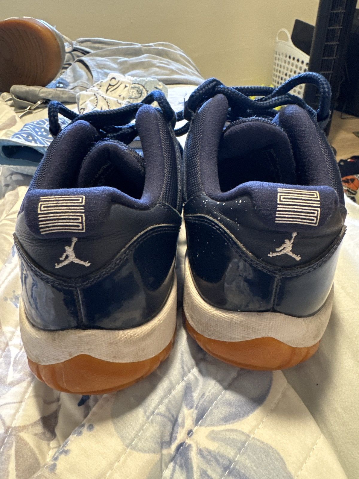 Jordan Brand × Nike Jordan 11 Retro Low Midnight Size US 11 / EU 44 - 4 Thumbnail