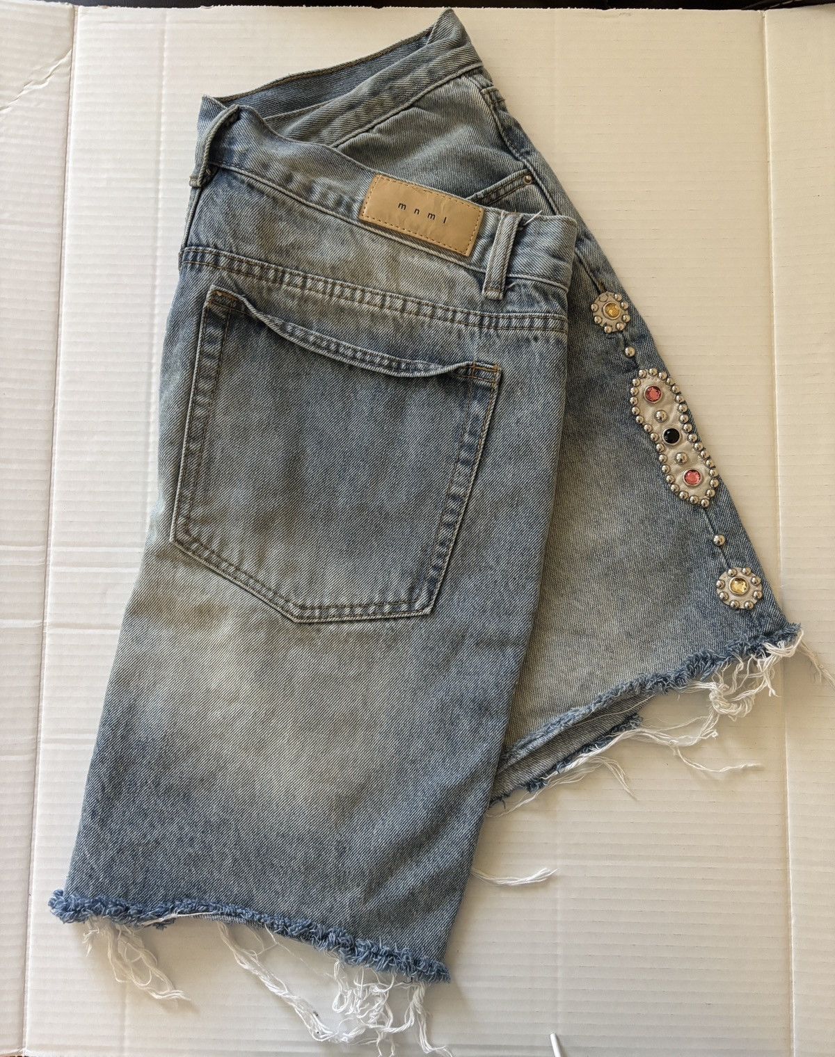 MNML Mojave Denim Shorts Size US 34 / EU 50 - 3 Thumbnail