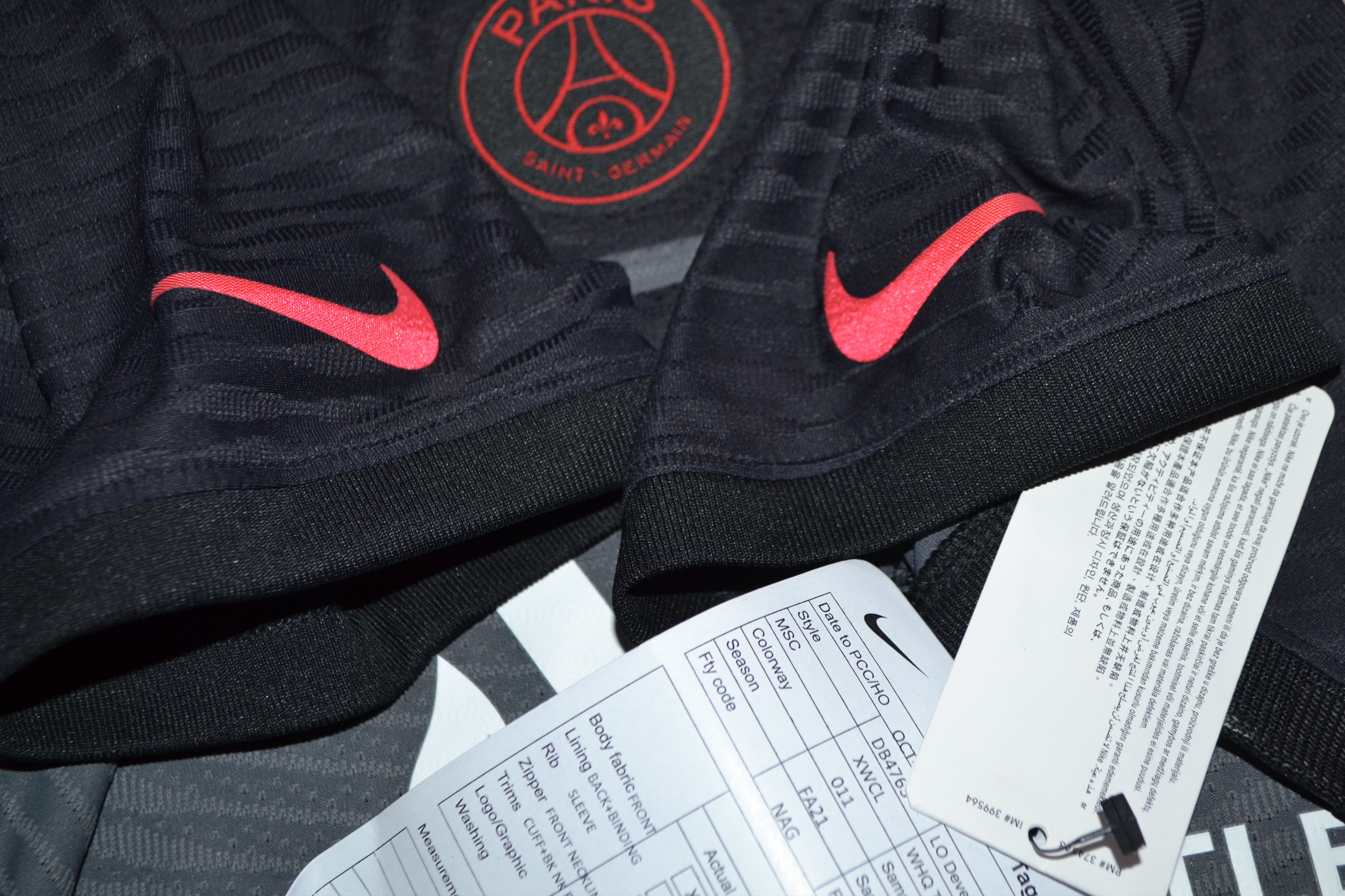 Nike PSG Third Shirt 2022 2023 Jersey Player Issue Maillot Size S / US 4 / IT 40 - 5 Thumbnail