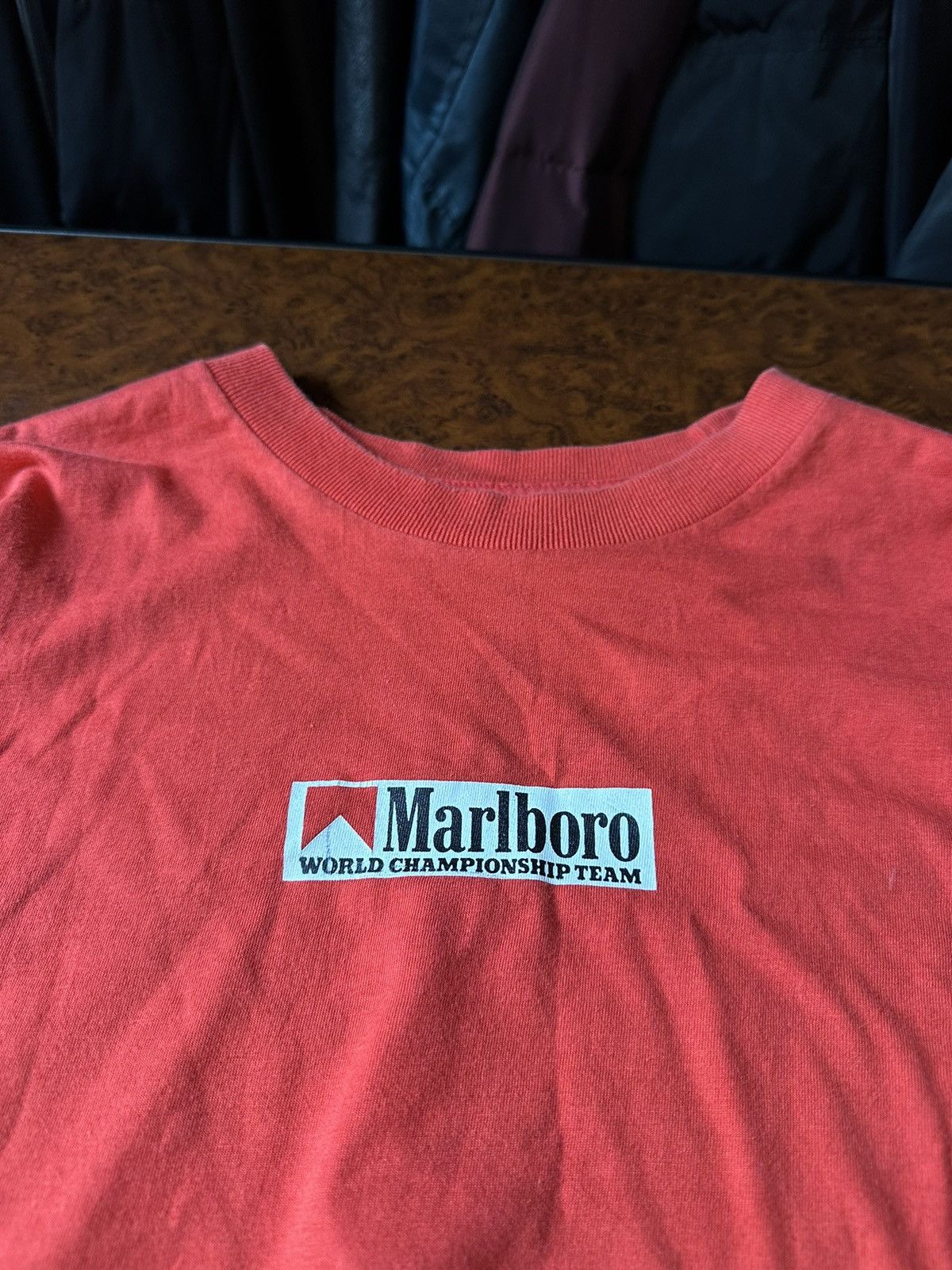 Marlboro × Vintage Vintage 80s Marlboro moto Baseball Tee shirt single stitch Size US XL / EU 56 / 4 - 3 Thumbnail