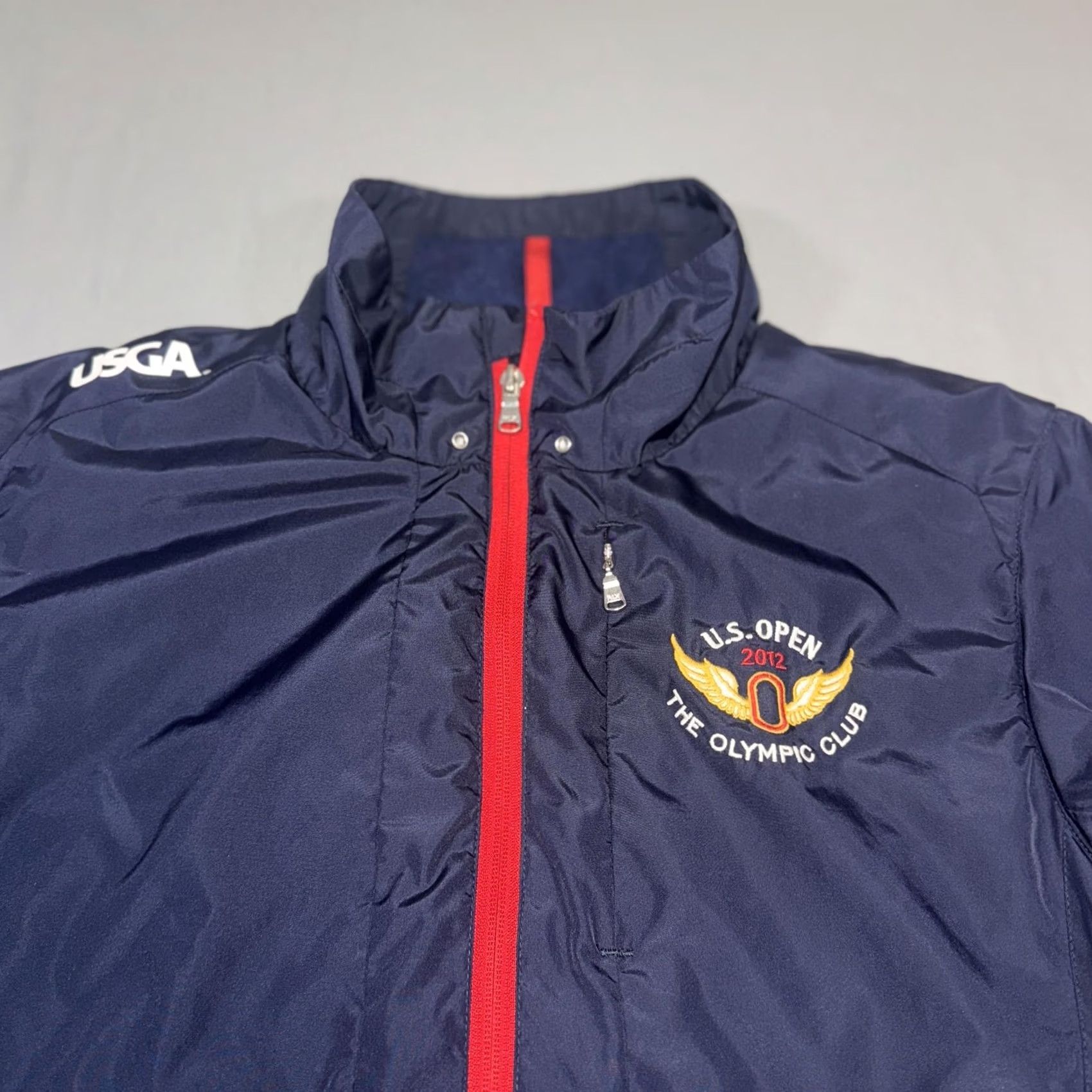 Polo Ralph Lauren RLX Ralph Lauren Jacket Women’s Large Navy US Open 2012 Olympic Club Golf Zip Size L / US 10 / IT 46 - 3 Thumbnail