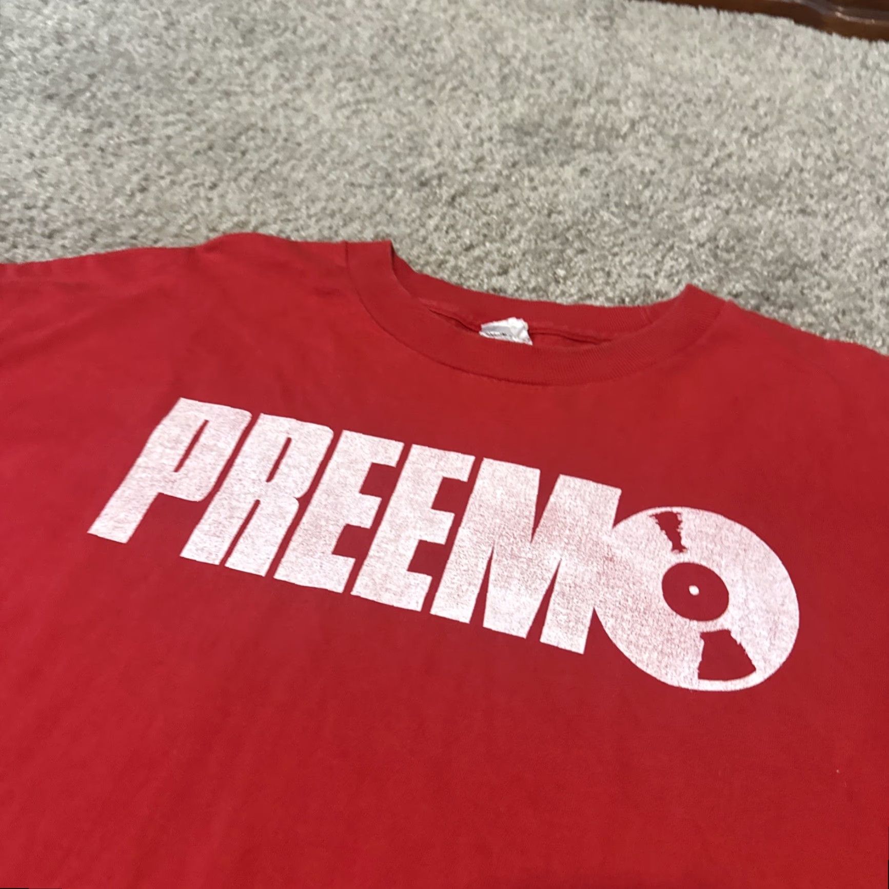 NANGA Vtg DJ Premier PREEMO Gang Starr Rapper Rap Music Promo 2000s T-Shirt Red 3XL Size US XXL / EU 58 / 5 - 3 Thumbnail