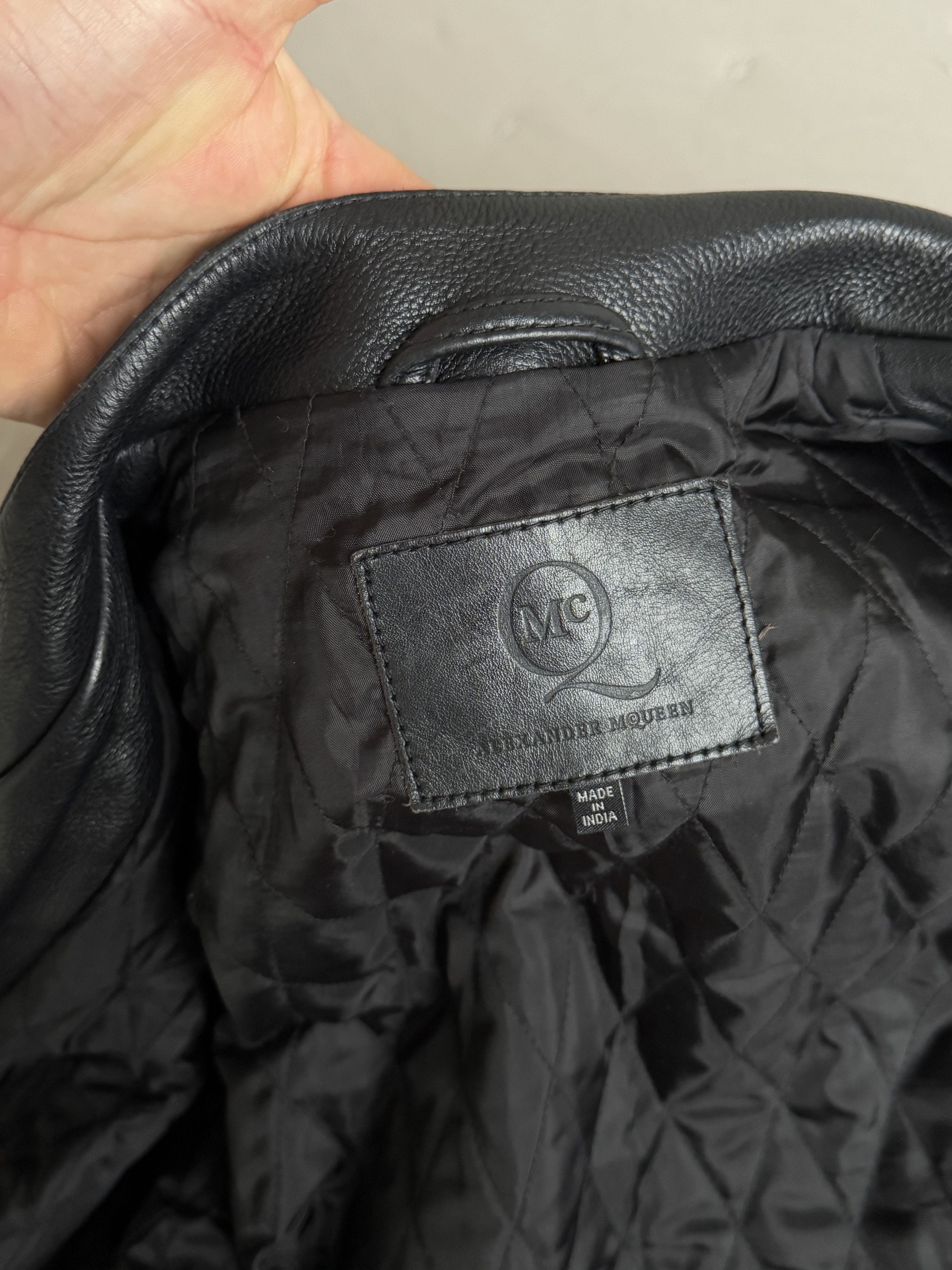 Alexander McQueen Alexander McQueen Leather Biker Jacket Size US M / EU 48-50 / 2 - 16 Thumbnail
