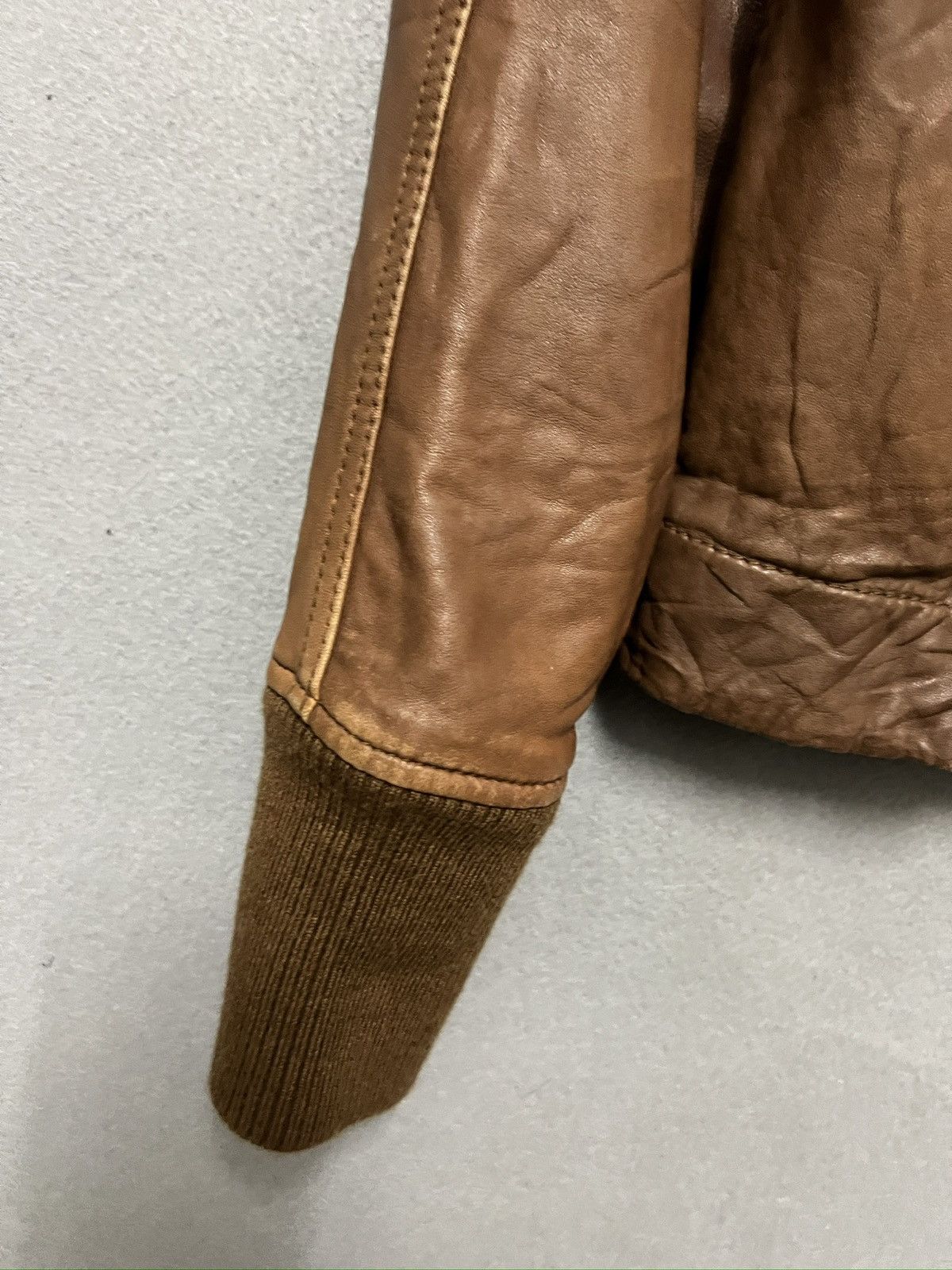 Japanese Brand 429.No One Else x Japanase Brand x Sheep Skin Leather Size ONE SIZE - 6 Thumbnail