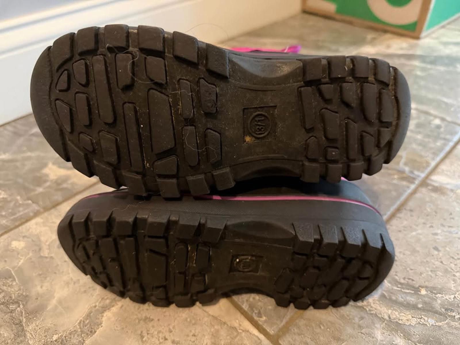 Adidas Kids Pink and Black Winter Snow Boots Size 13/1 Aldi Size US 12 / IT 42 - 4 Thumbnail