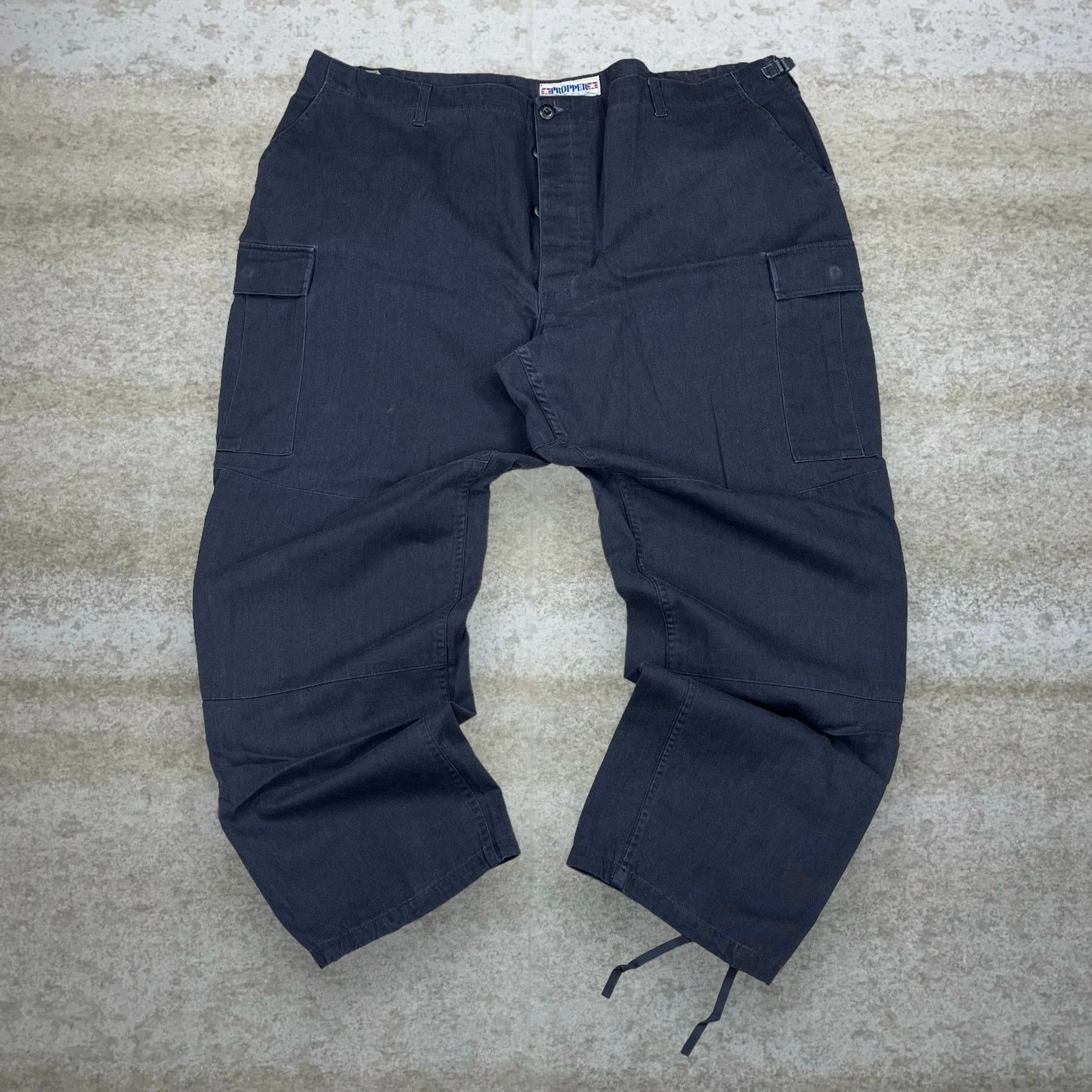 Propper Vintage 90s Military Tactical Pants 48x30 Baggy Wide Black Size US 44 / EU 60 - 2 Thumbnail