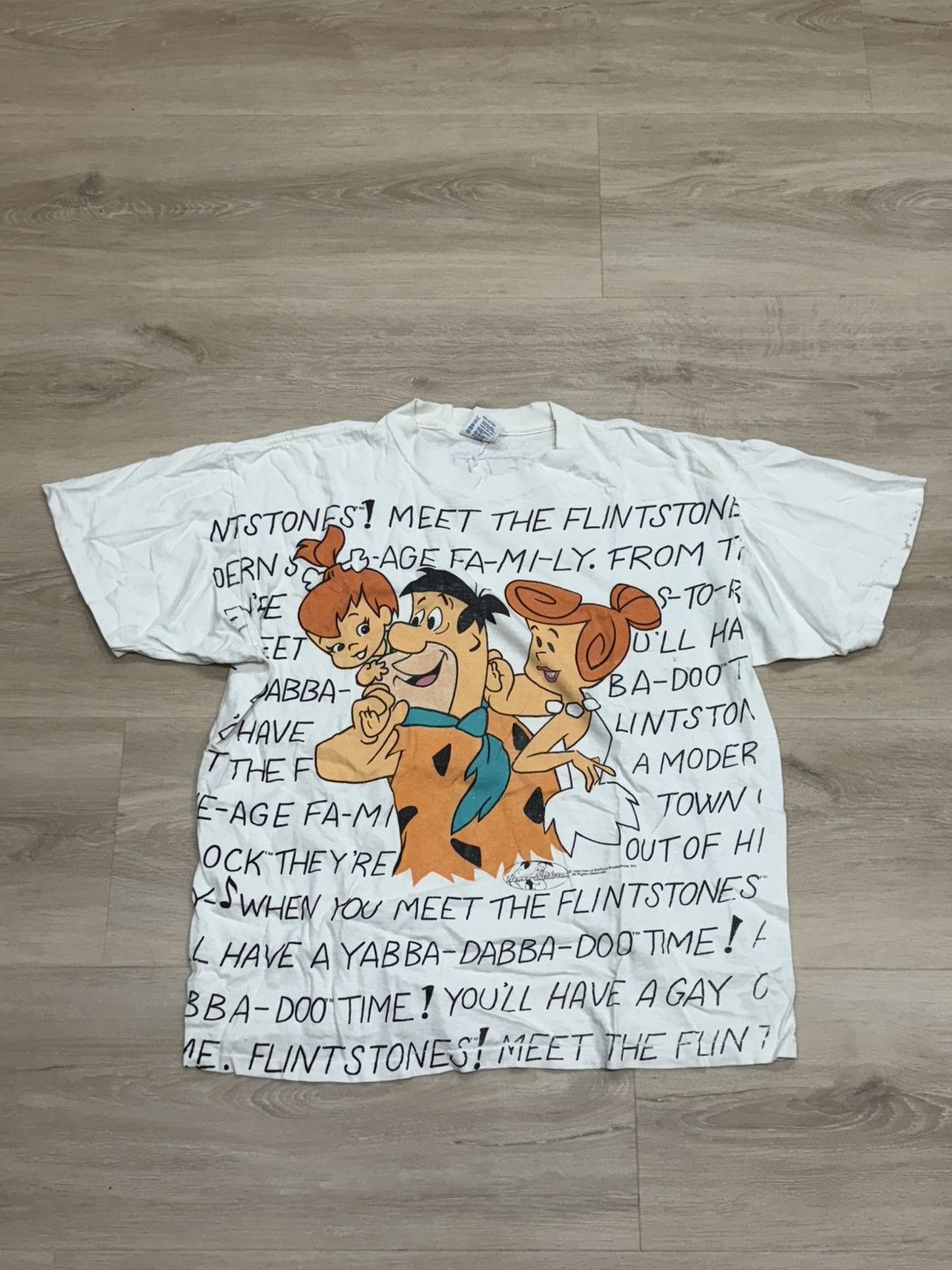 Cartoon Network Vintage Flintstones All Over Print Tee Size US L / EU 52-54 / 3 - 1 Thumbnail