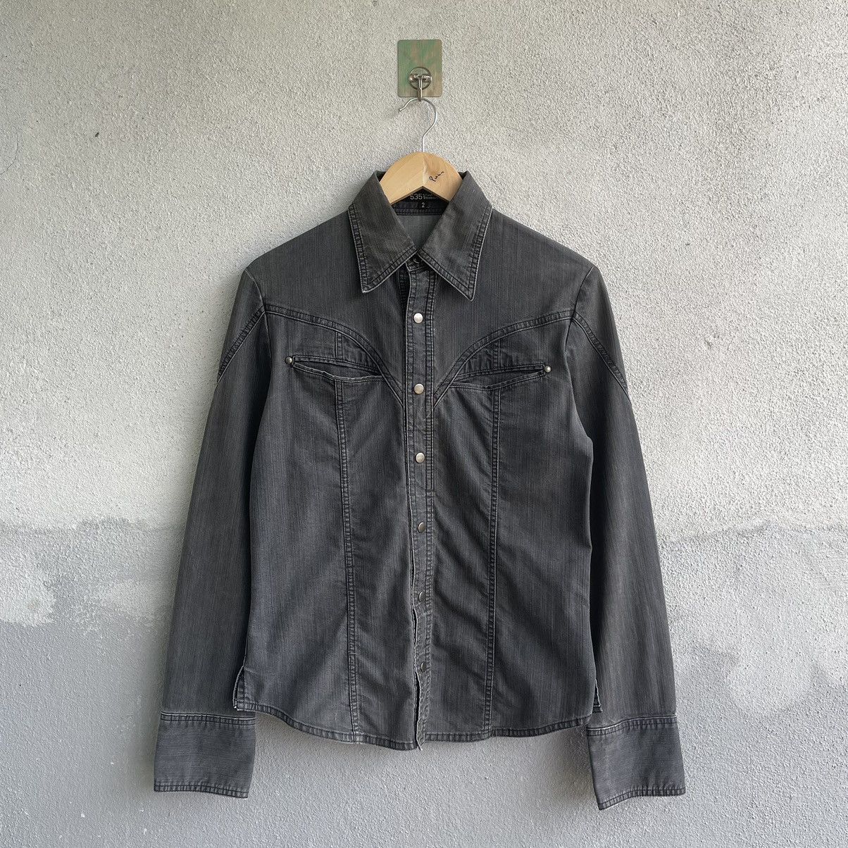 5351 POUR LES HOMMES 5351 Pour Less Hommes Button Up Shirt Size US M / EU 48-50 / 2 - 1 Thumbnail