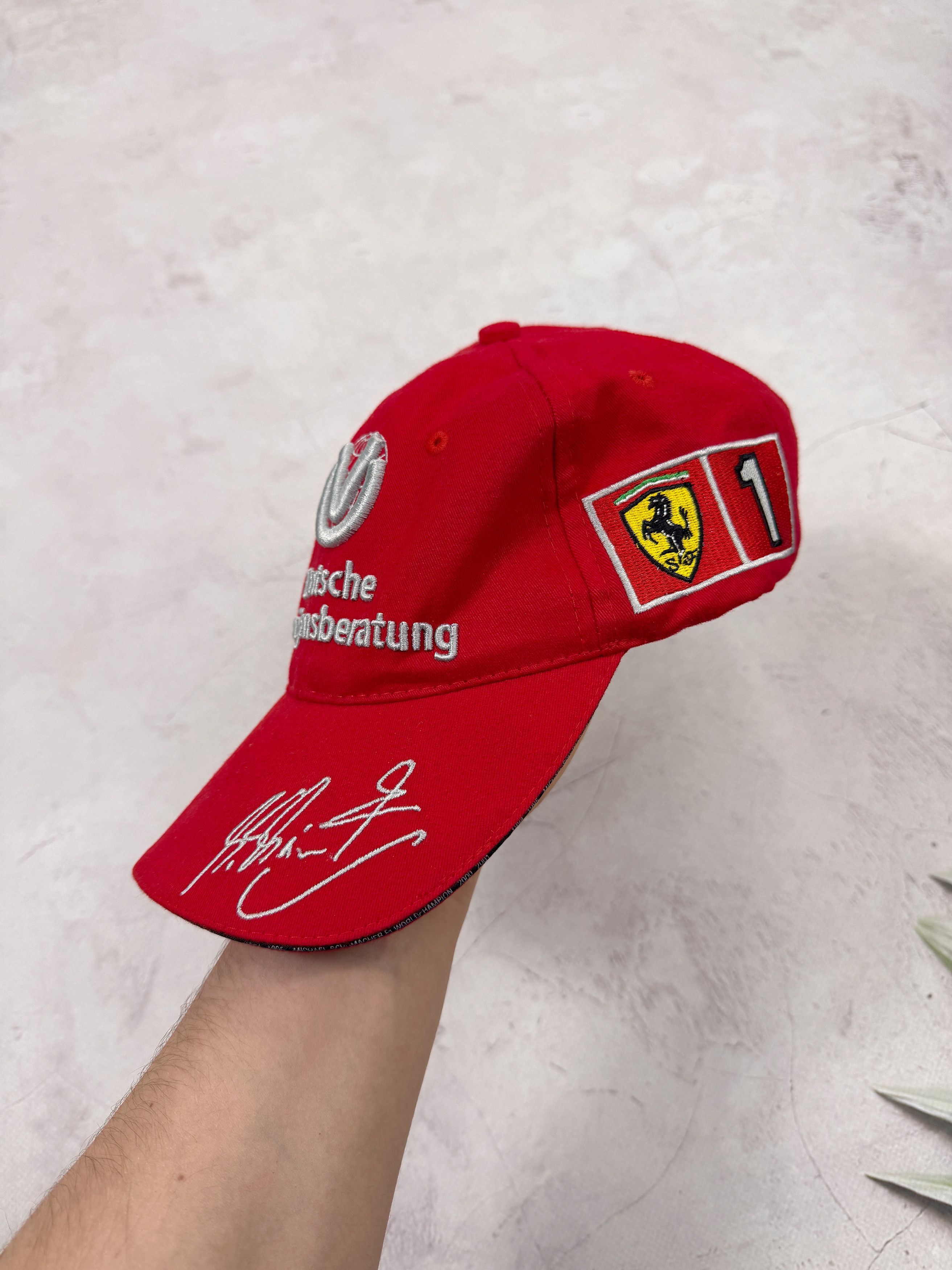 Ferrari Michael Schumacher F1 Ferrari Team Baseball Cap 1994 - 1995 Size ONE SIZE - 3 Thumbnail