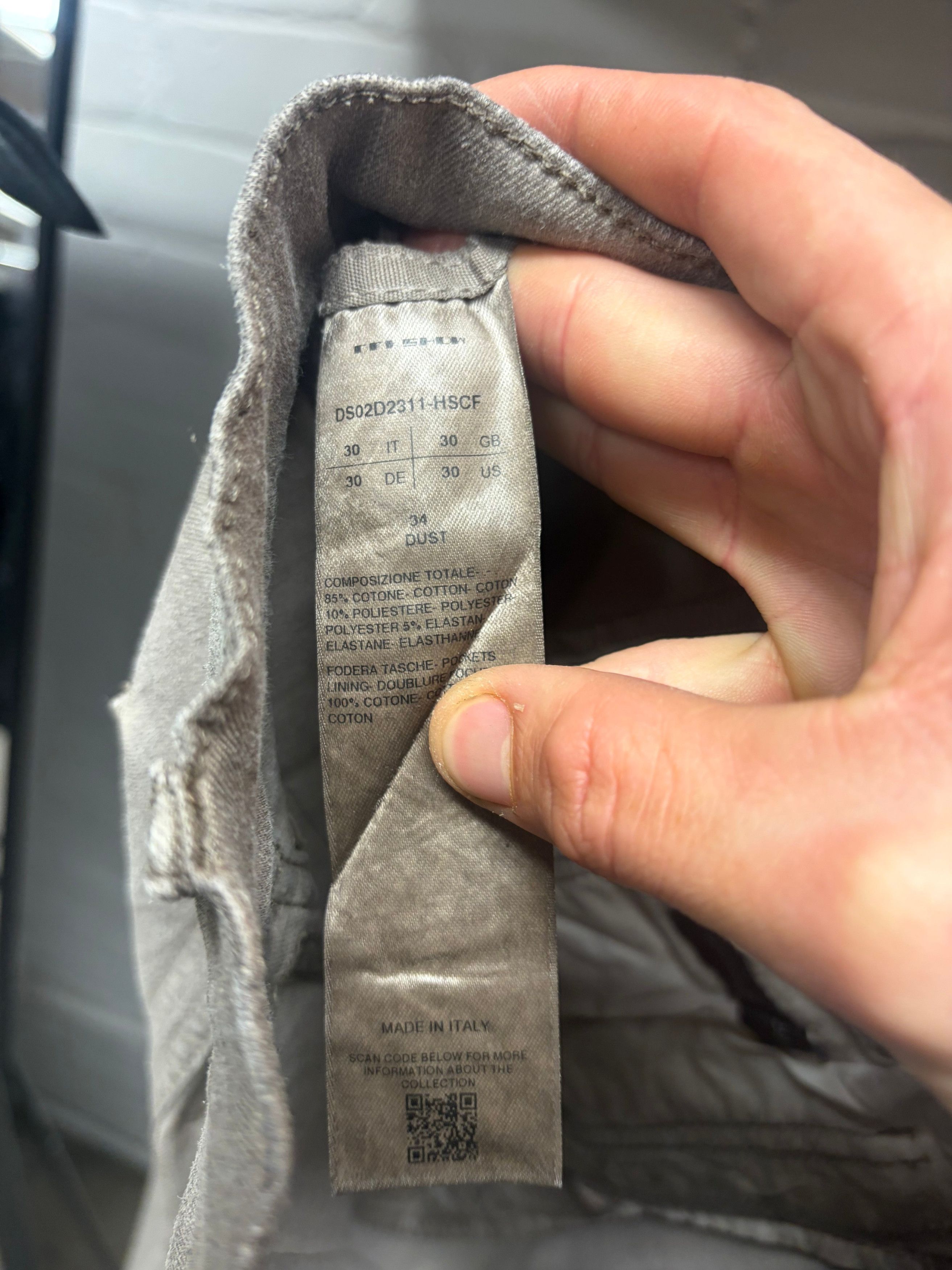 Rick Owens Rick Owens ‘Bolans’ Dust Brown Flared Leg Denim Size US 30 / EU 46 - 3 Thumbnail