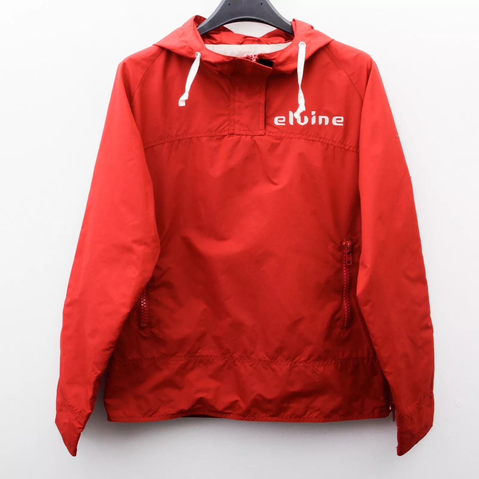 ELVINE Women Medium Jacket Zip Up Neck Windbreaker Hooded Coat Size M / US 6-8 / IT 42-44 - 1 Thumbnail