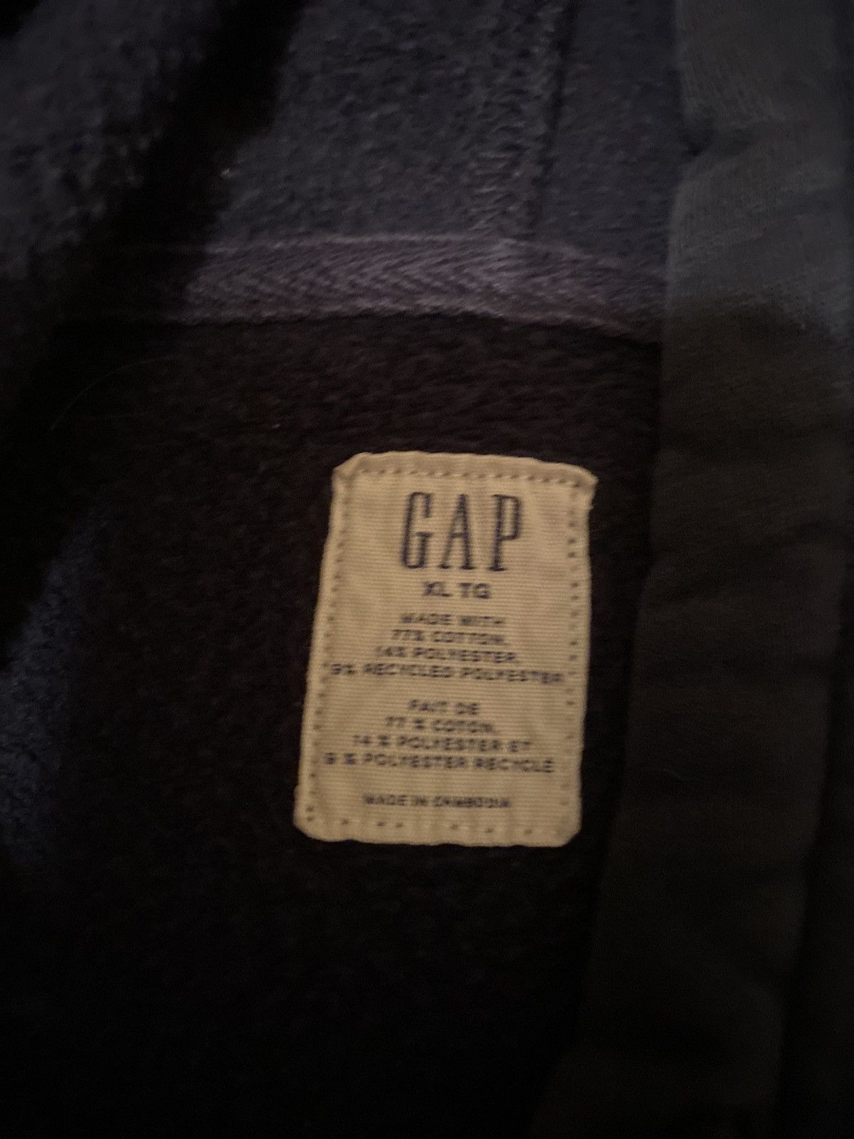 Gap Dark blue gap hoodie Size US XL / EU 56 / 4 - 3 Thumbnail