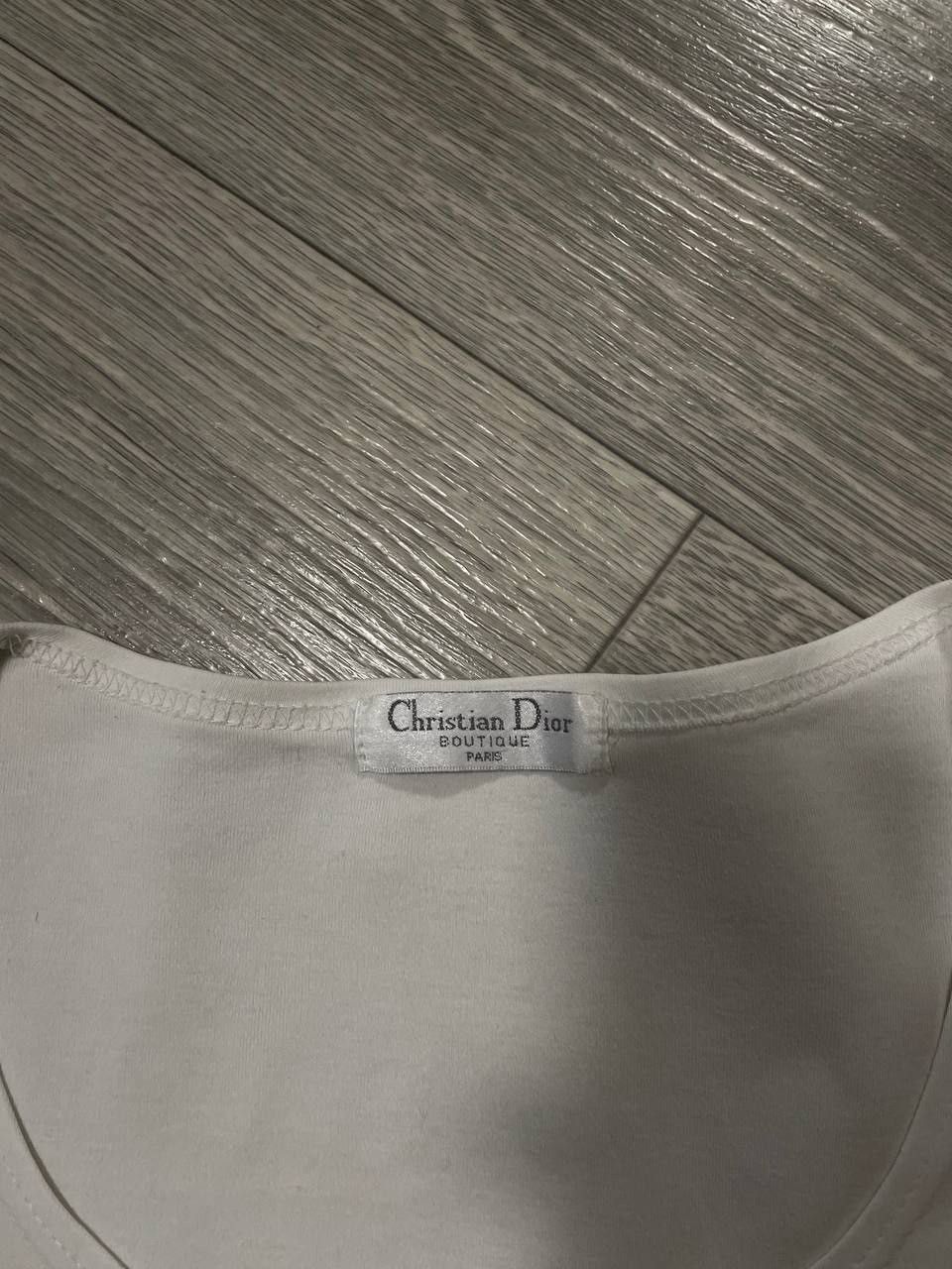 Dior 🍒 VINTAGE CHRISTIAN DIOR BOUTIQUE PARIS CHERRY TEE SHIRT Size L / US 10 / IT 46 - 8 Thumbnail