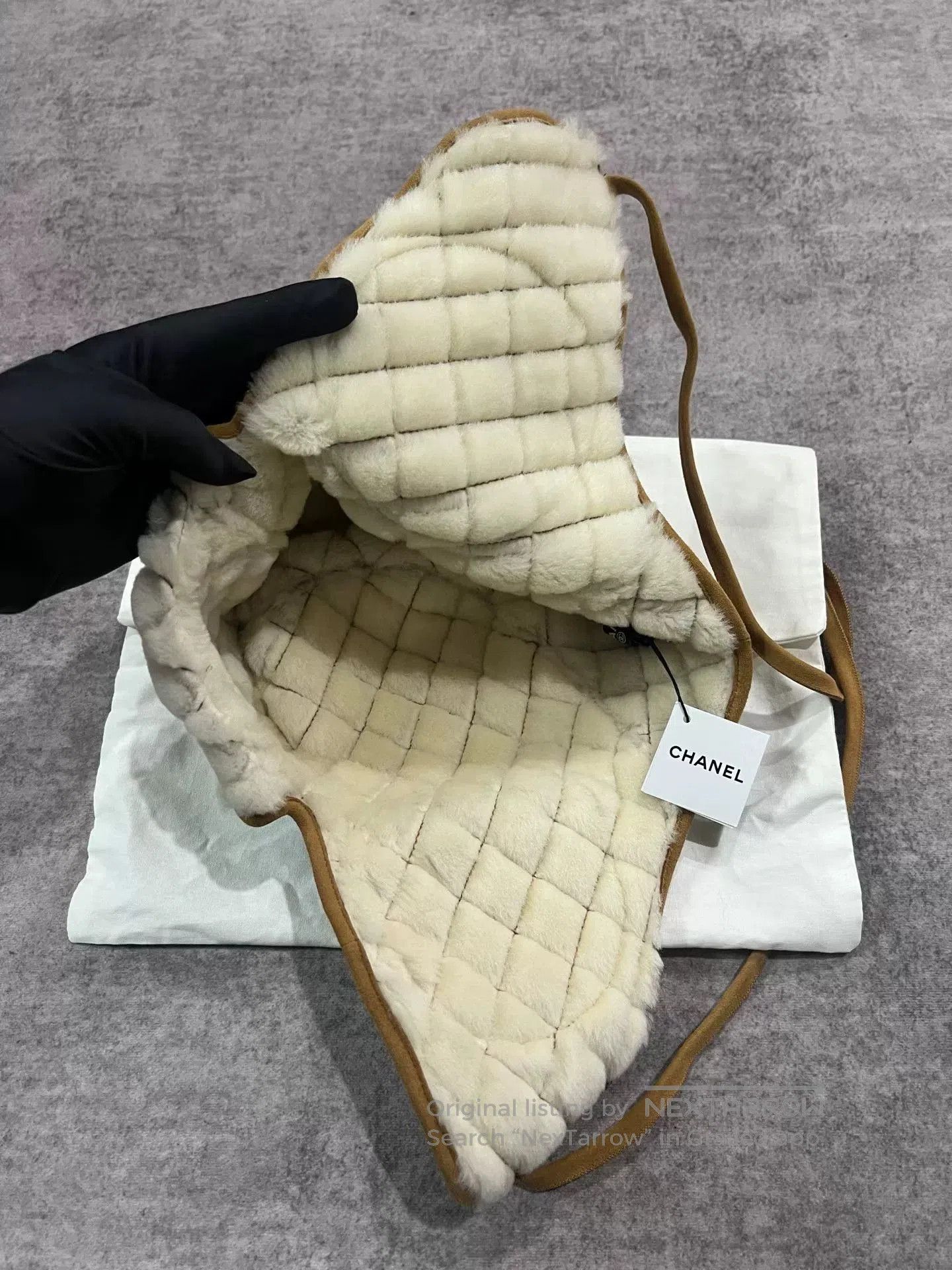 Chanel brand new chanel khaki fur hat. Size ONE SIZE - 5 Thumbnail