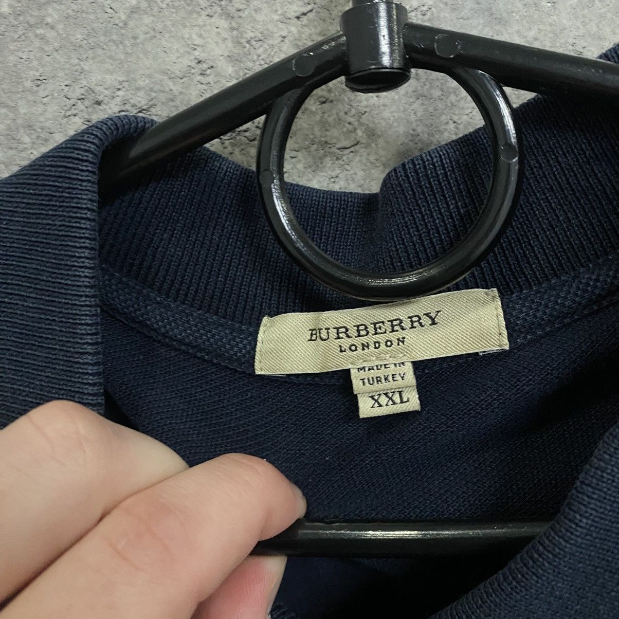 Burberry Vintage 90s Burberry Polo T-Shirt Size US XXL / EU 58 / 5 - 7 Thumbnail