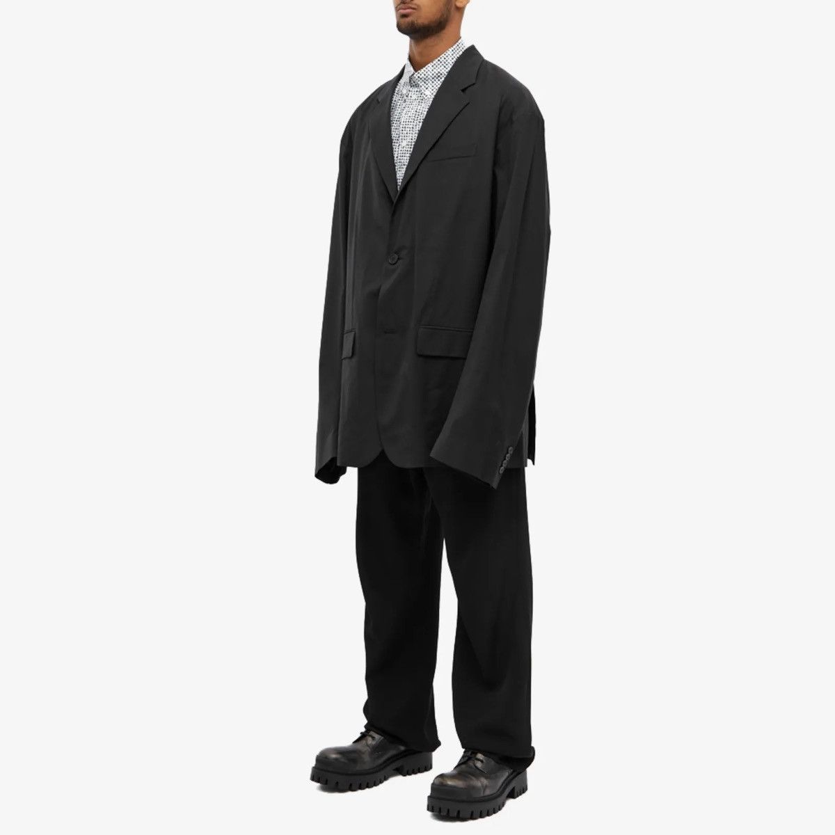 Balenciaga Balenciaga Afterworld Black Oversized Tailored Blazer Size US S / EU 44-46 / 1 - 6 Thumbnail