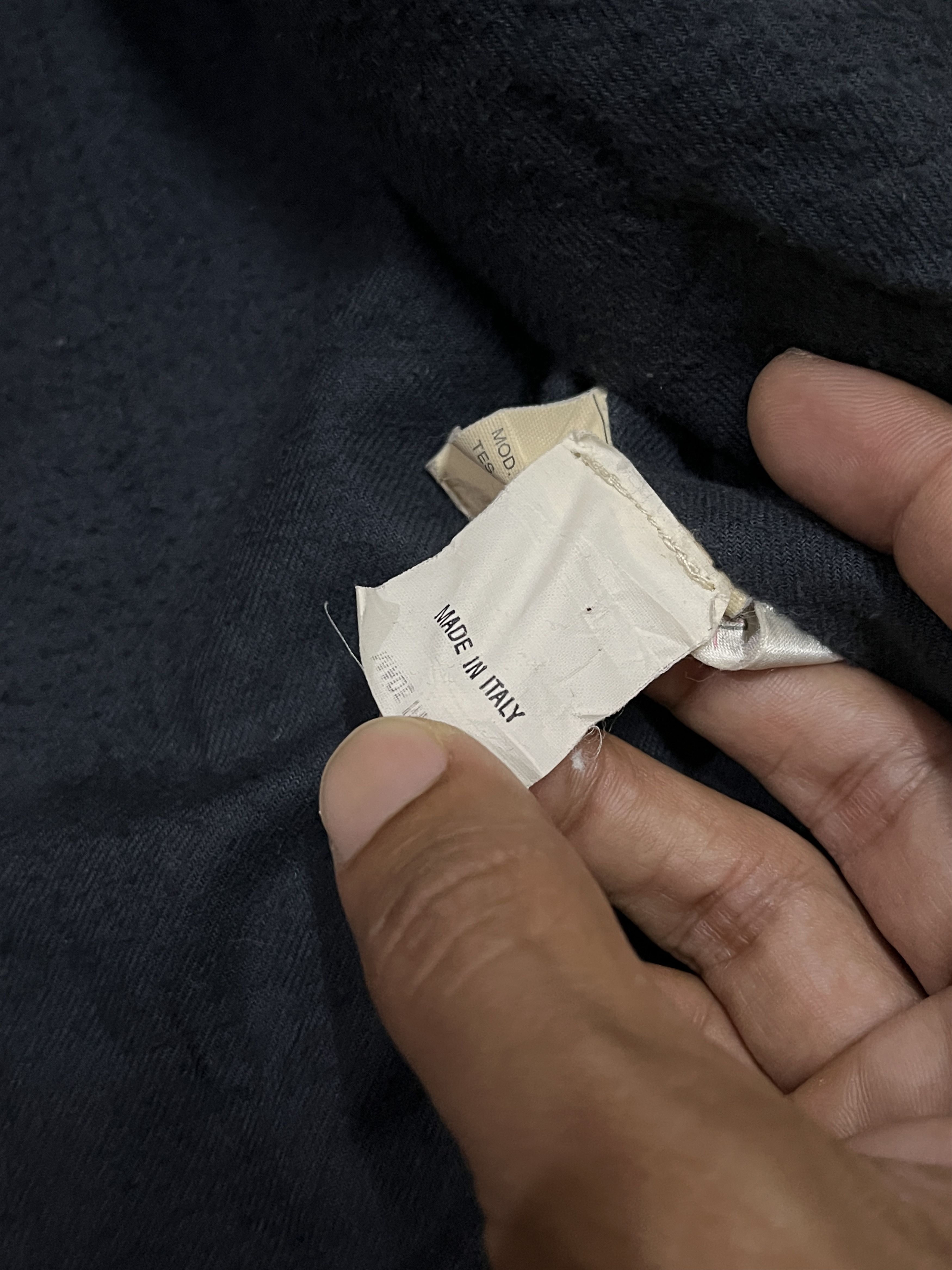 Krizia Uomo Krizia Jeans Made in Italy Wool Jacket Leather Collar Size US L / EU 52-54 / 3 - 11 Thumbnail