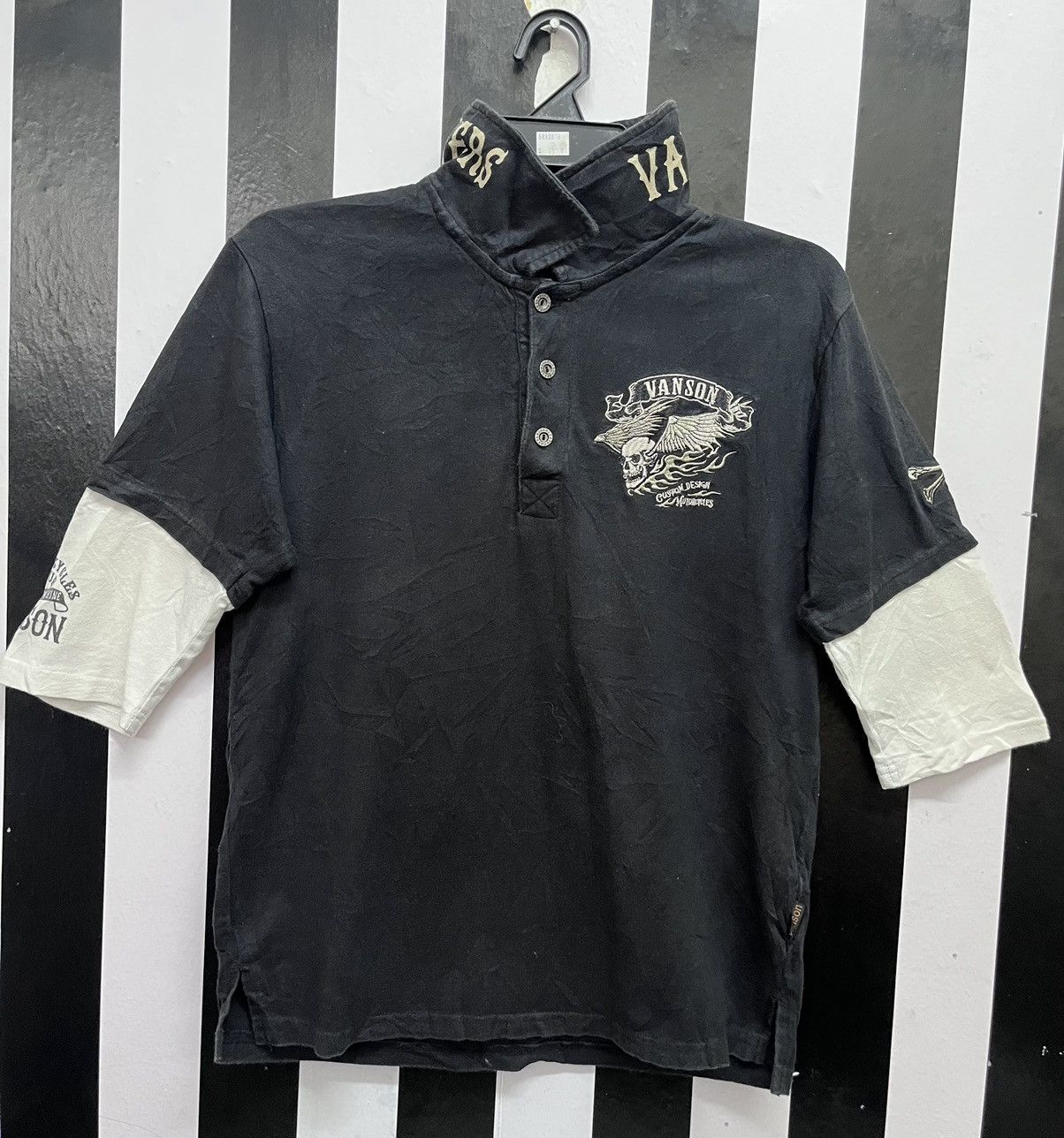 Vanson Leathers Vanson Skull Embroidery Motorcycles Road Racer Size US S / EU 44-46 / 1 - 3 Thumbnail