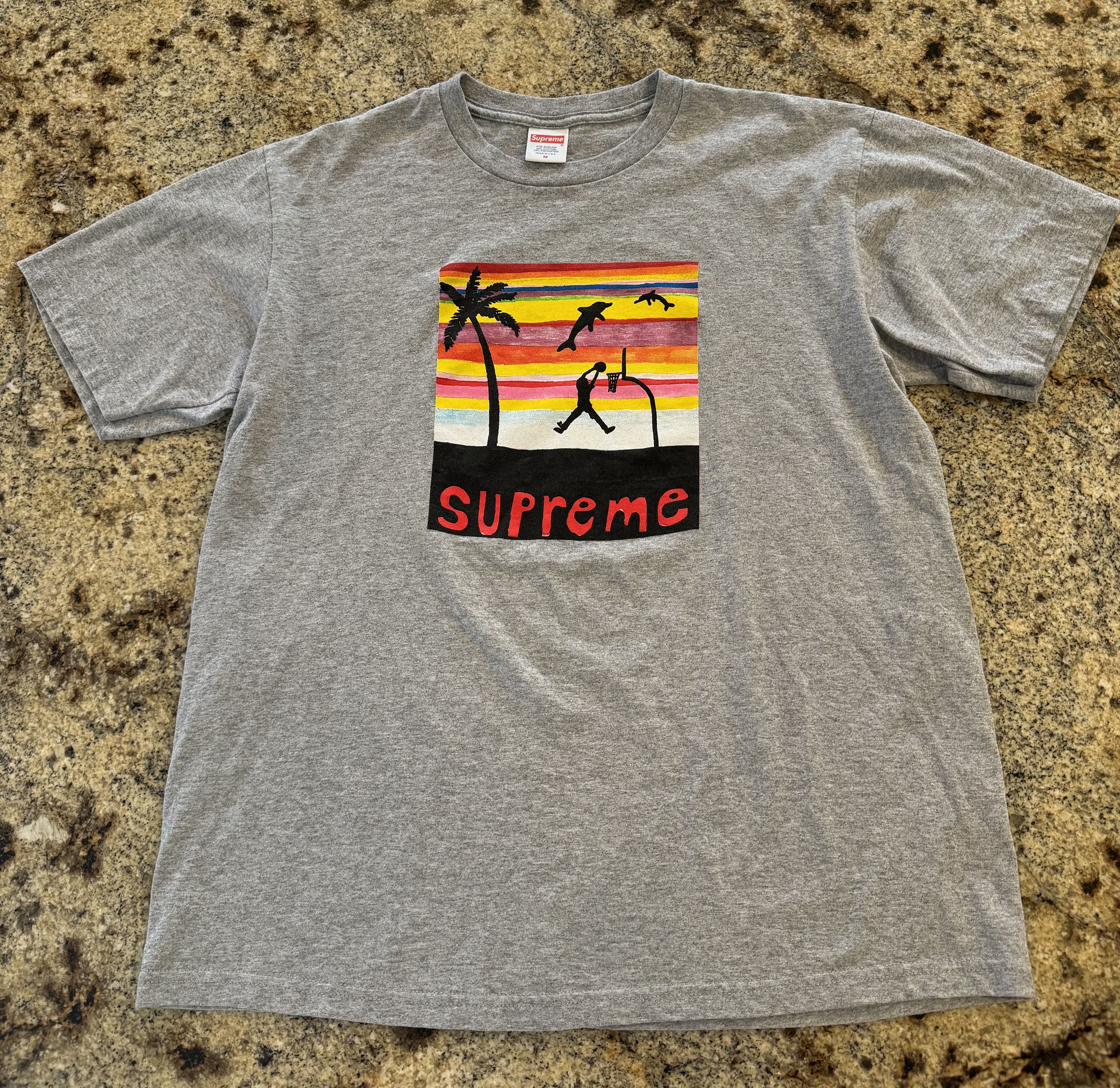 Supreme Suprme Dunk Tee Size US M / EU 48-50 / 2 - 1 Thumbnail
