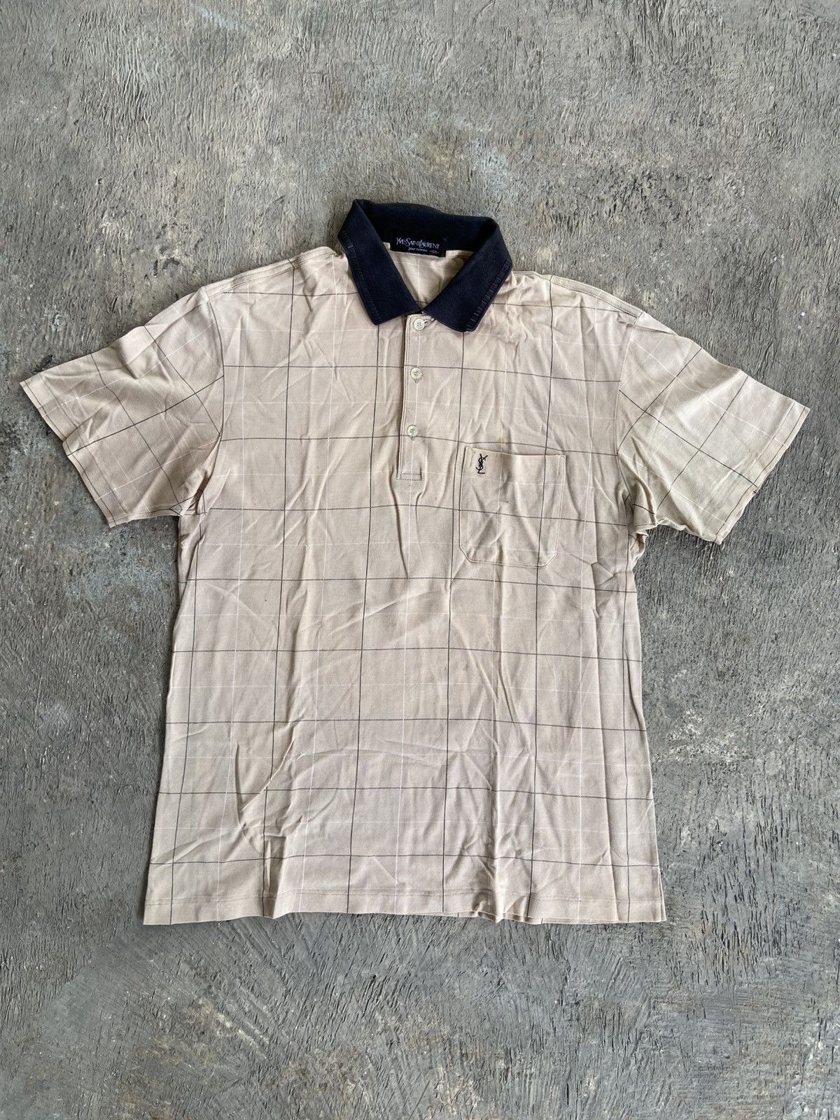 Yves Saint Laurent “BUNDLE” 1990s Yves Saint Laurent - Polo Shirt Size US L / EU 52-54 / 3 - 1 Thumbnail