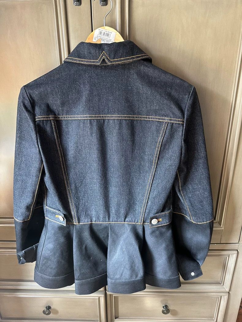 Alexander McQueen Alexander McQUEEN size 42 Cowboy waist cinched top 2505-Ne Size L / US 10 / IT 46 - 3 Thumbnail