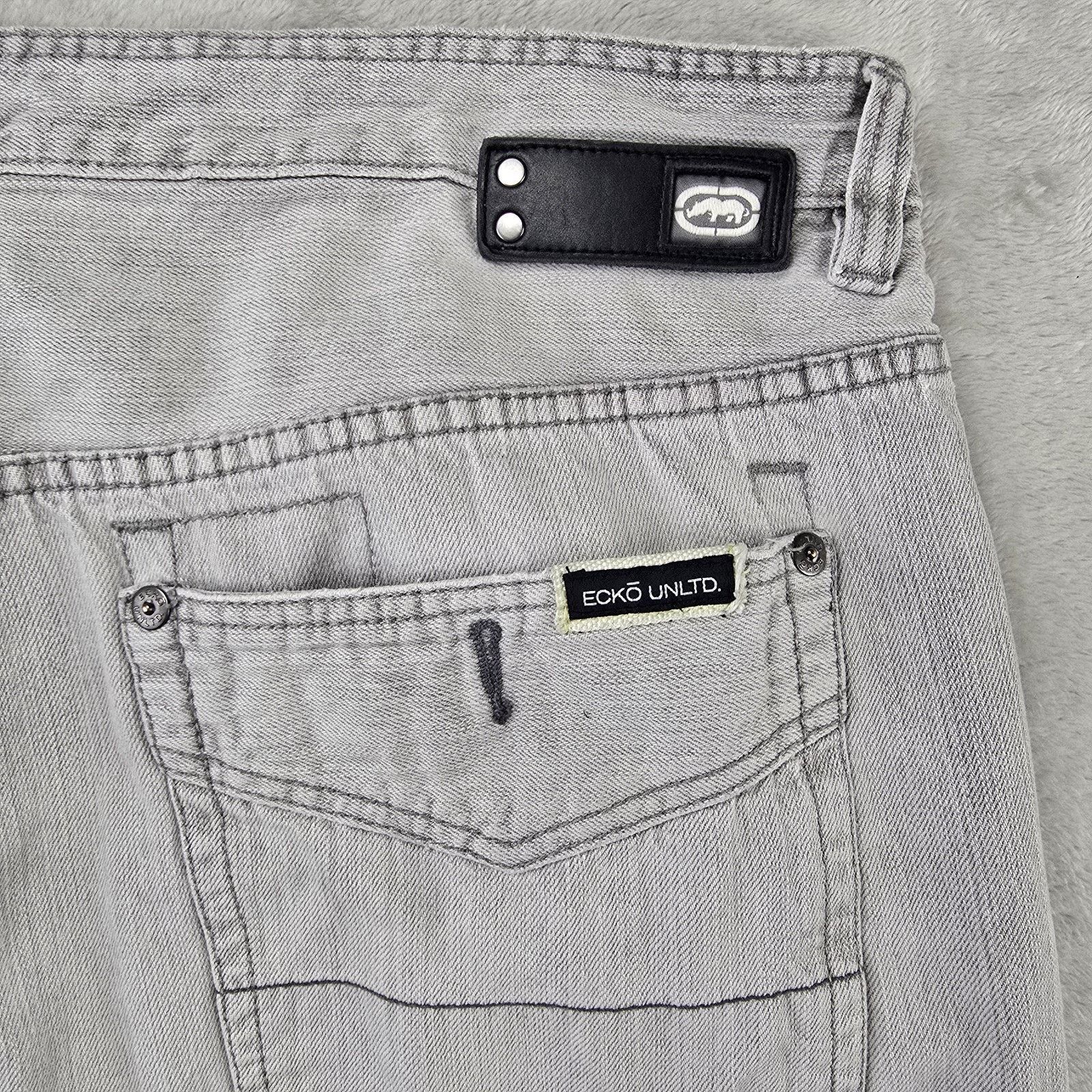 Ecko Unltd. Vintage Ecko Unltd Jeans 40 (Fits 41x32 Baggy Fit Y2K Skater Size US 40 / EU 56 - 8 Thumbnail