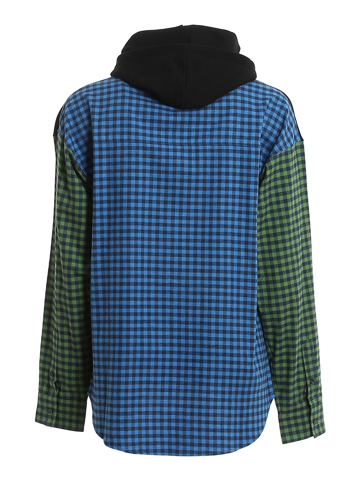 o1y0225 Logo Checked Hoodie in Multicolor