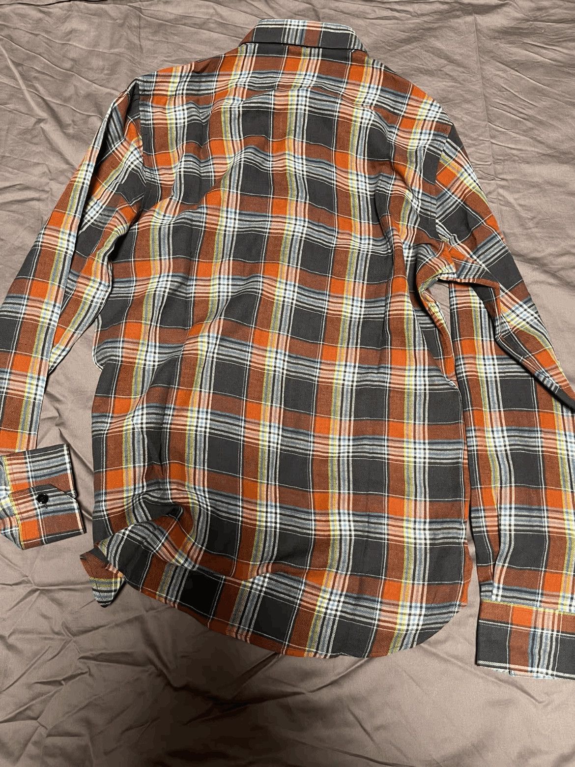 Saint Laurent Paris Sz 38 Saint Laurent Paris 16SS Runway Plaid Shirt Size US M / EU 48-50 / 2 - 2 Thumbnail