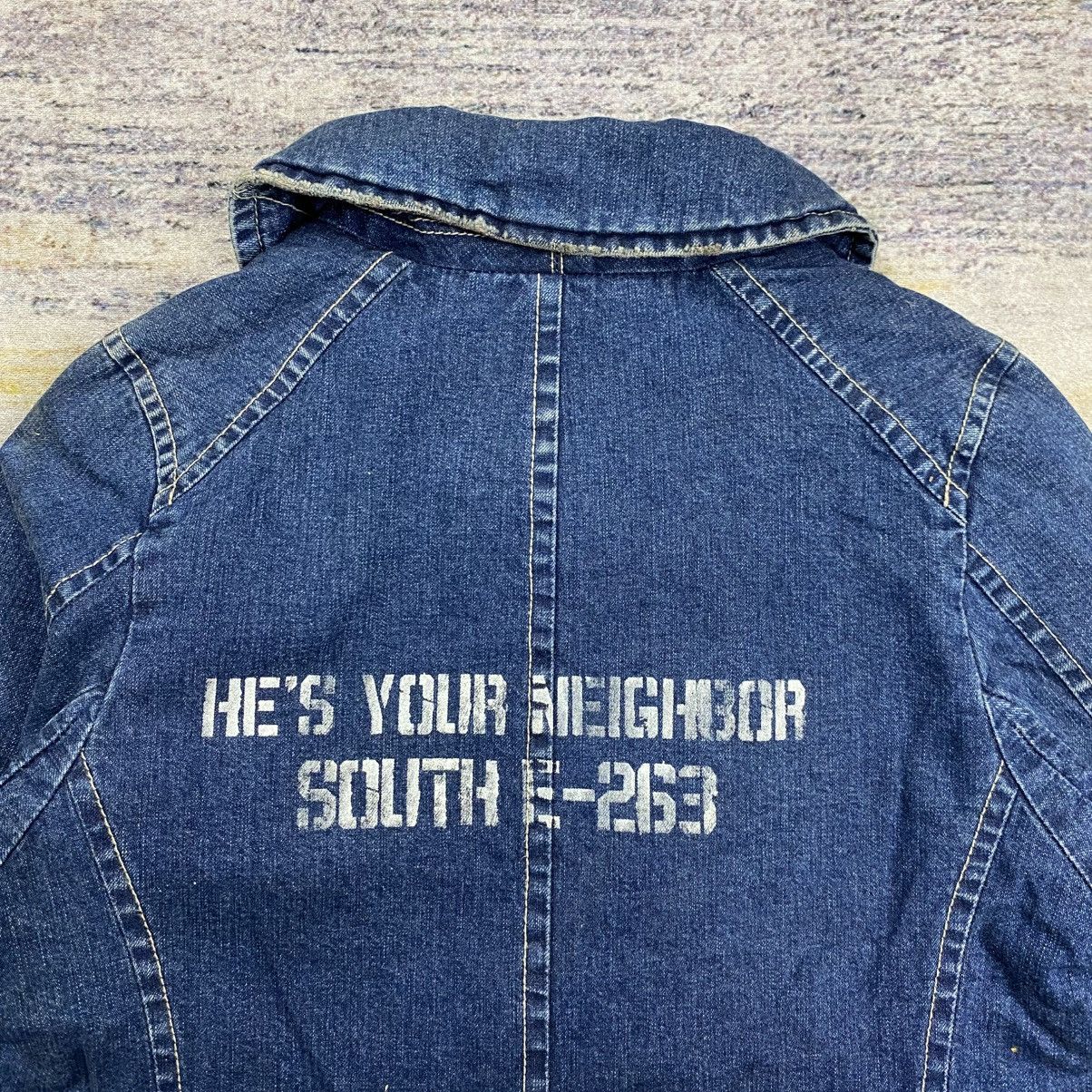 Japanese Brand Gowest bikers denim jacket Size US XS / EU 42 / 0 - 8 Thumbnail