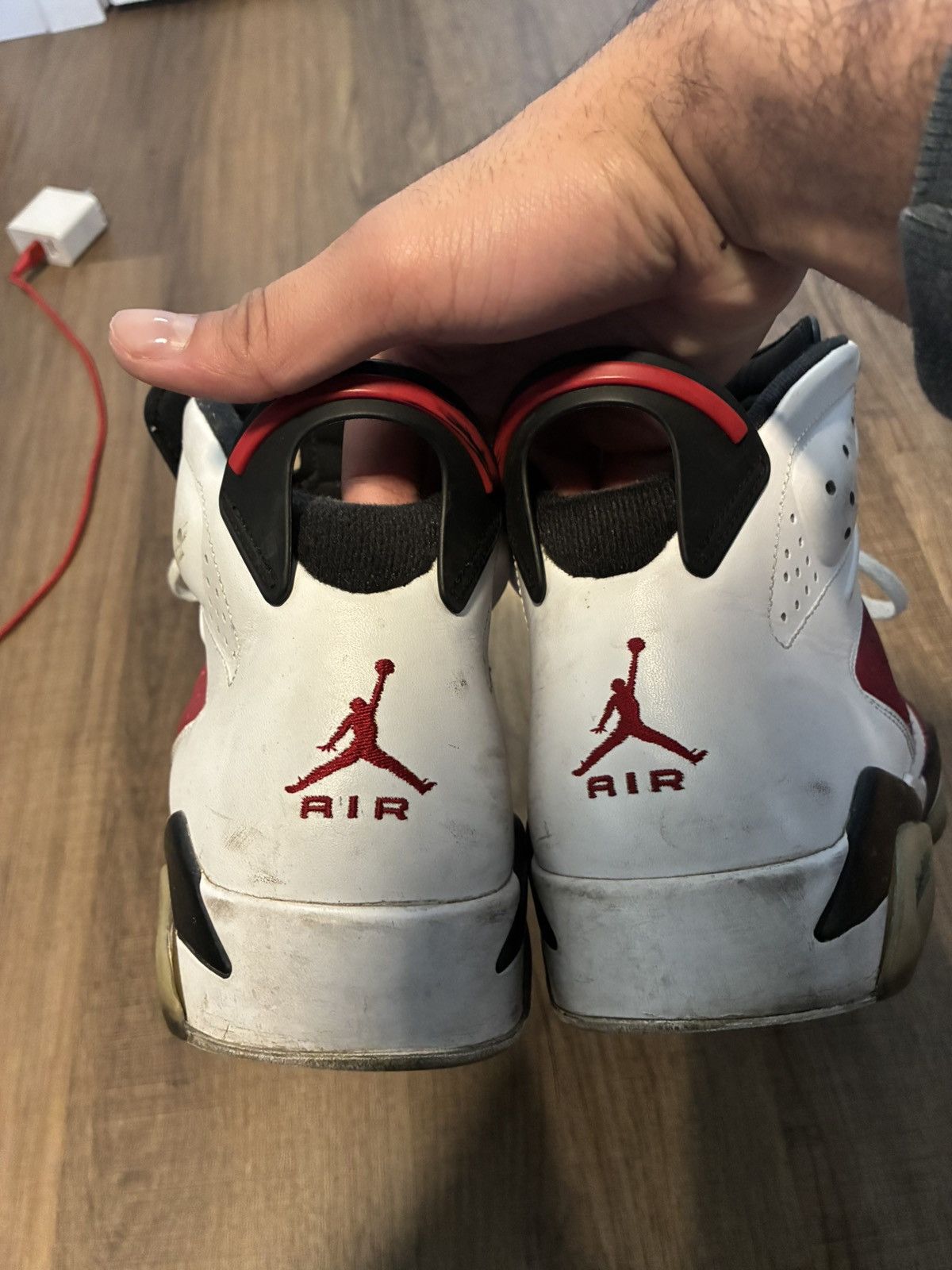 Jordan Brand 2012 jordan 6 carmine Size US 12 / EU 45 - 4 Thumbnail