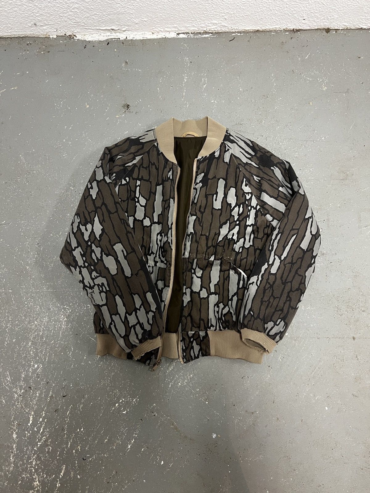 Vintage Vintage Hunting Bomber Jacket Size US L / EU 52-54 / 3 - 1 Thumbnail