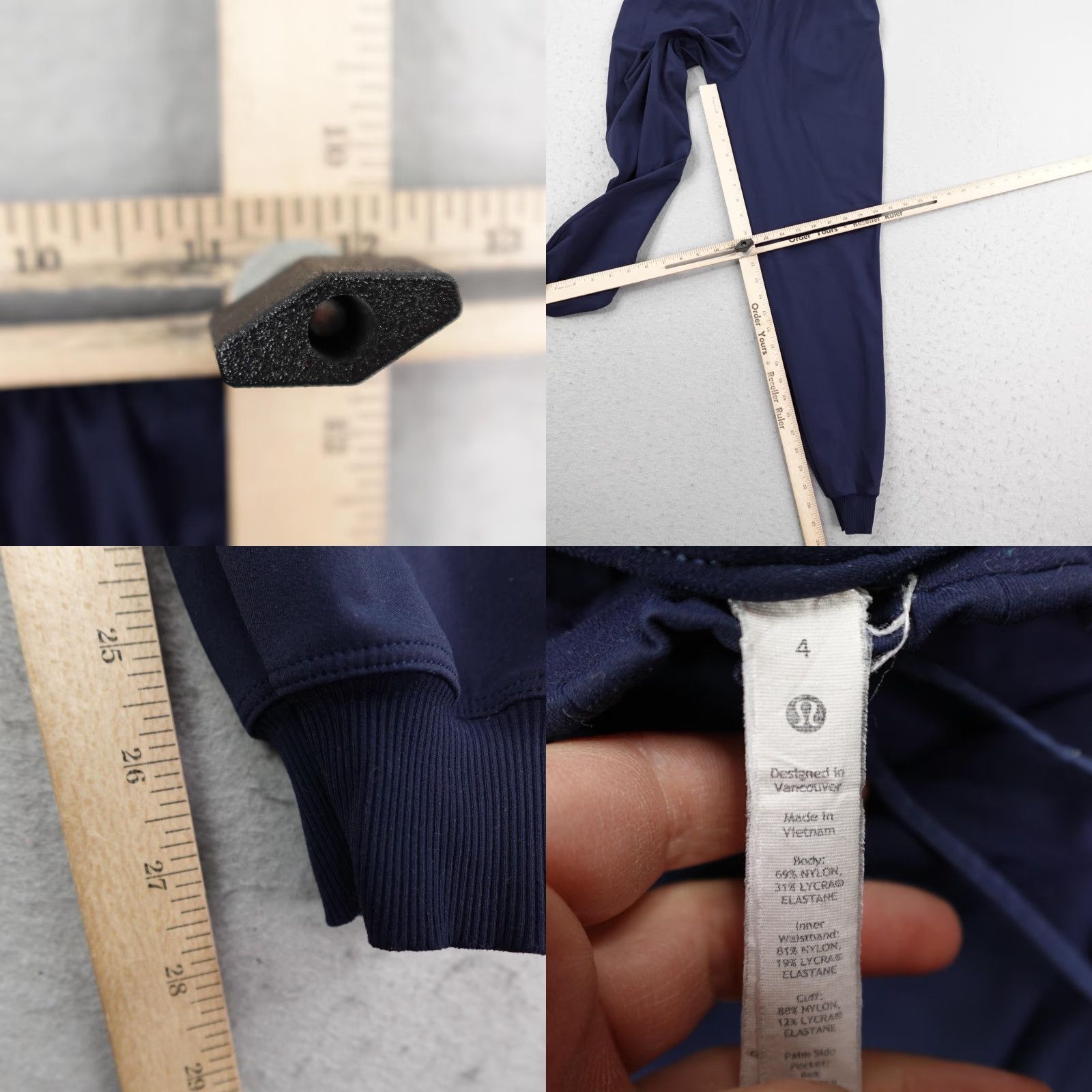 Lululemon Lululemon Pants Keep Moving Jogger Womens 4 True Navy Blue Performance Athletic Size 27" / US 4 / IT 40 - 8 Thumbnail