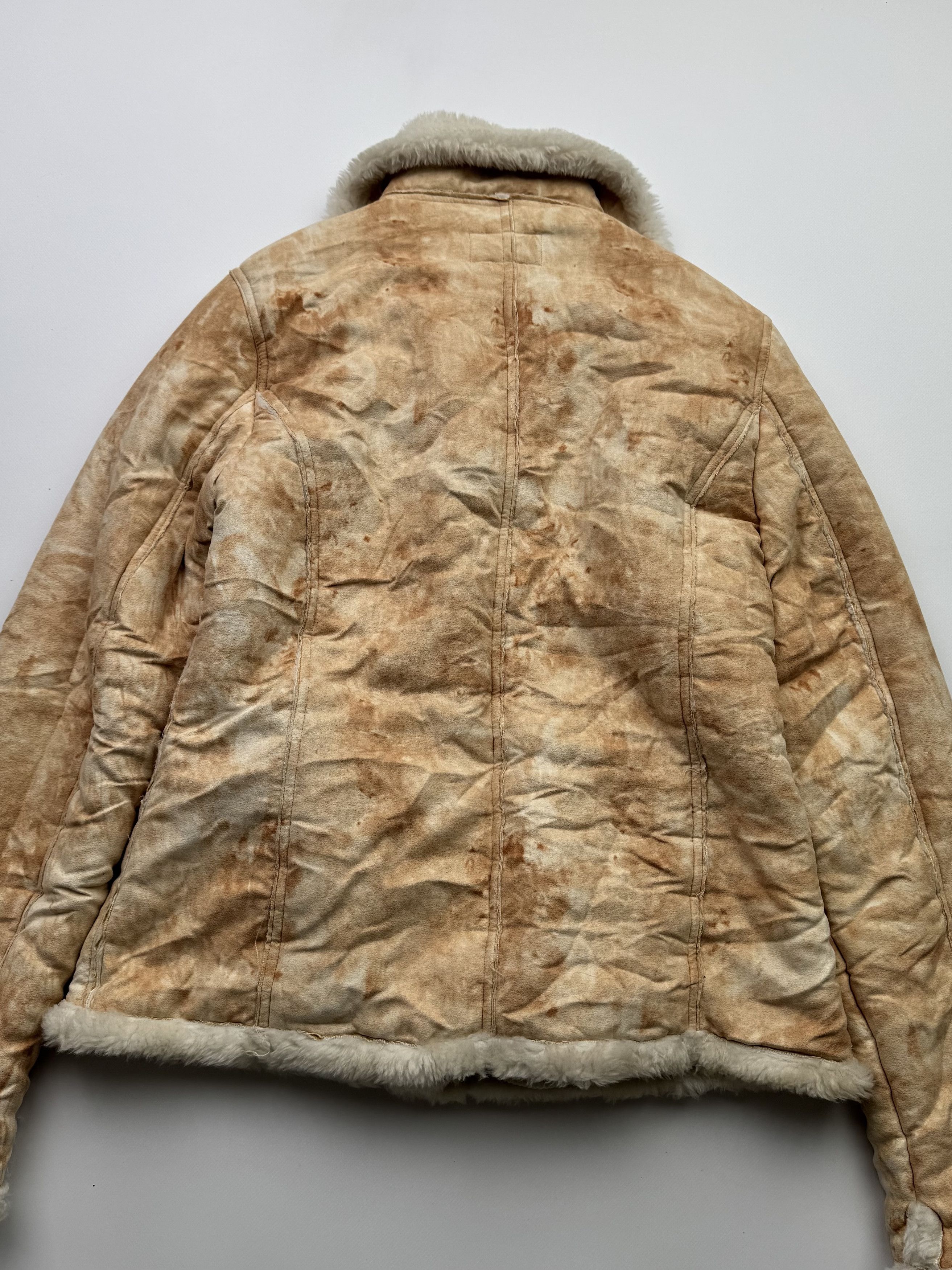 Vintage Vintage Faux Sheepskin Cropped Jacket B505(V230)E2 Size L / US 10 / IT 46 - 13 Thumbnail