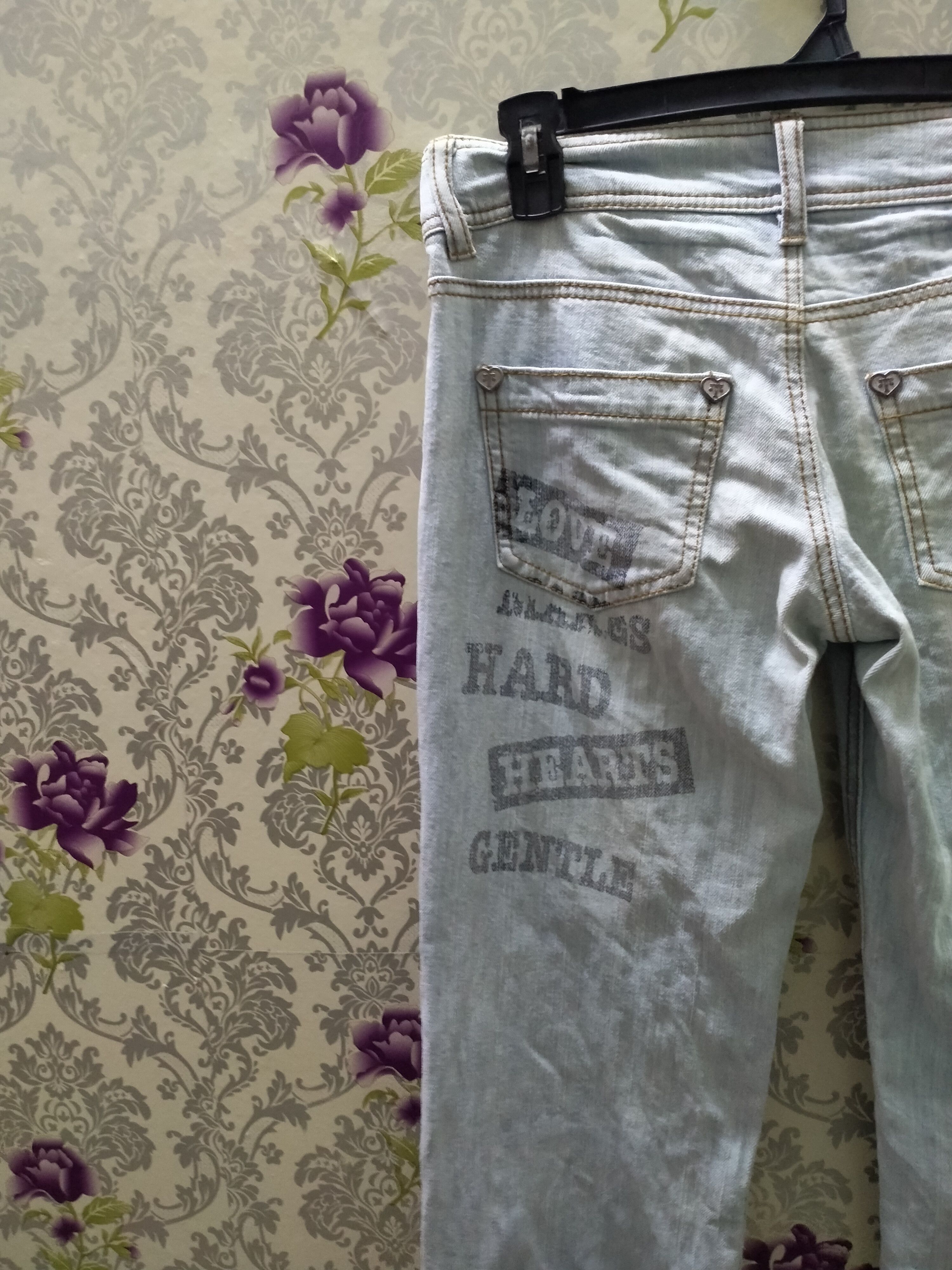 Hysteric Glamour × Japanese Brand Tralala buttefly slim jeans multi logo Size US 30 / EU 46 - 12 Thumbnail