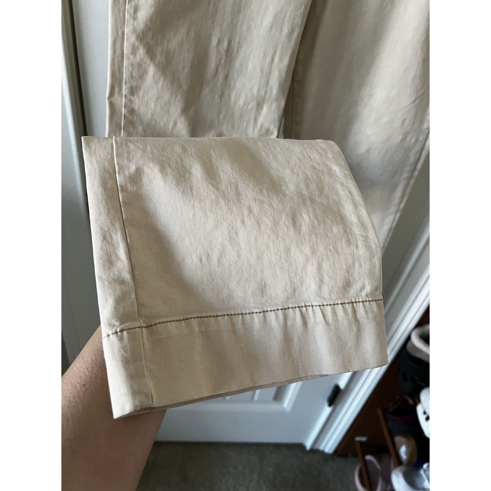Gap High Rise Khaki Pants Button Closure Slacks Chinos 4 Pockets Size 27" / US 4 / IT 40 - 2 Thumbnail