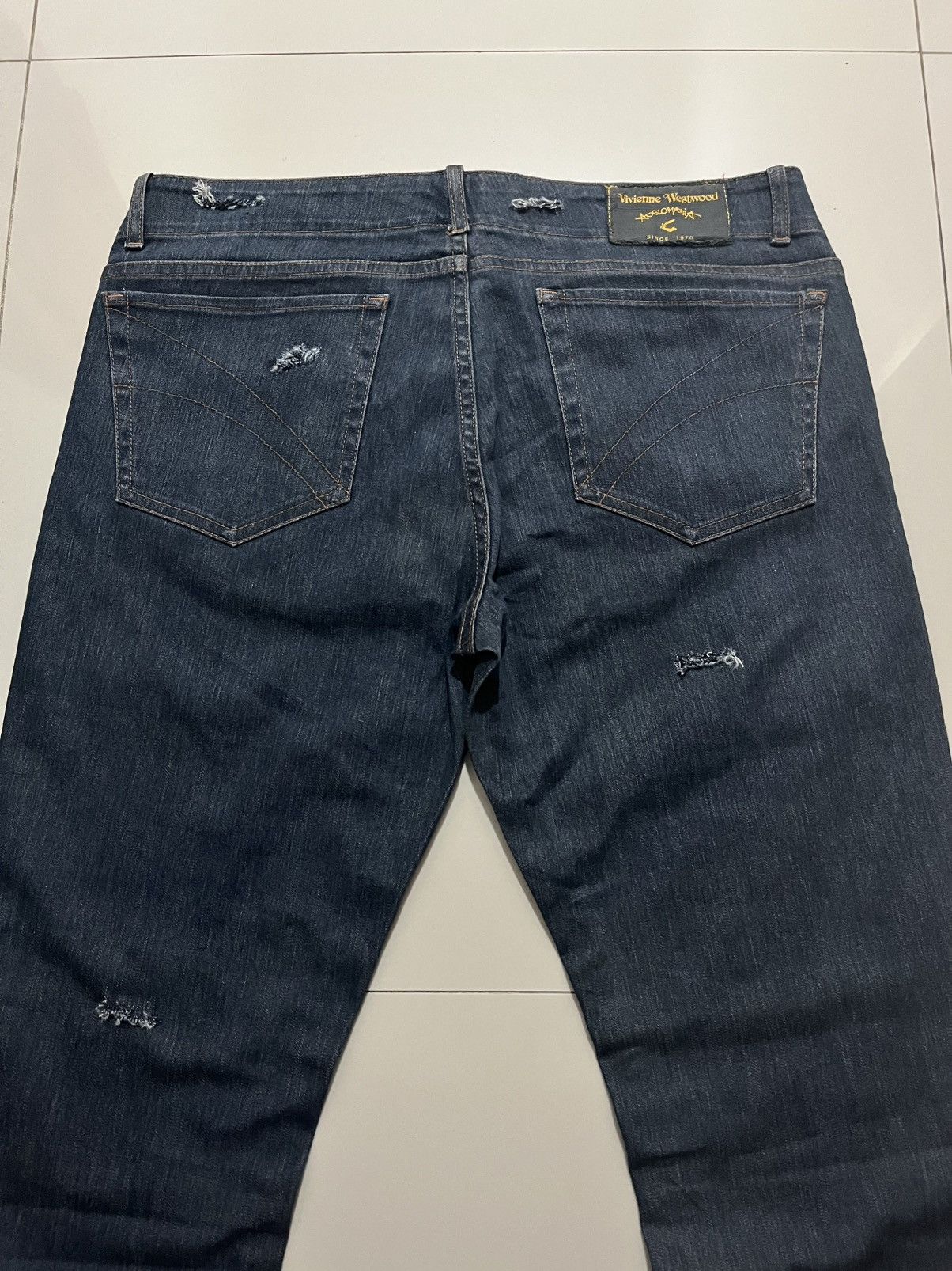 Vivienne Westwood SS1998 VIVIENNE WESTWOOD ANGLOMANIA PIRATE FLARED JEANS Size US 34 / EU 50 - 9 Thumbnail