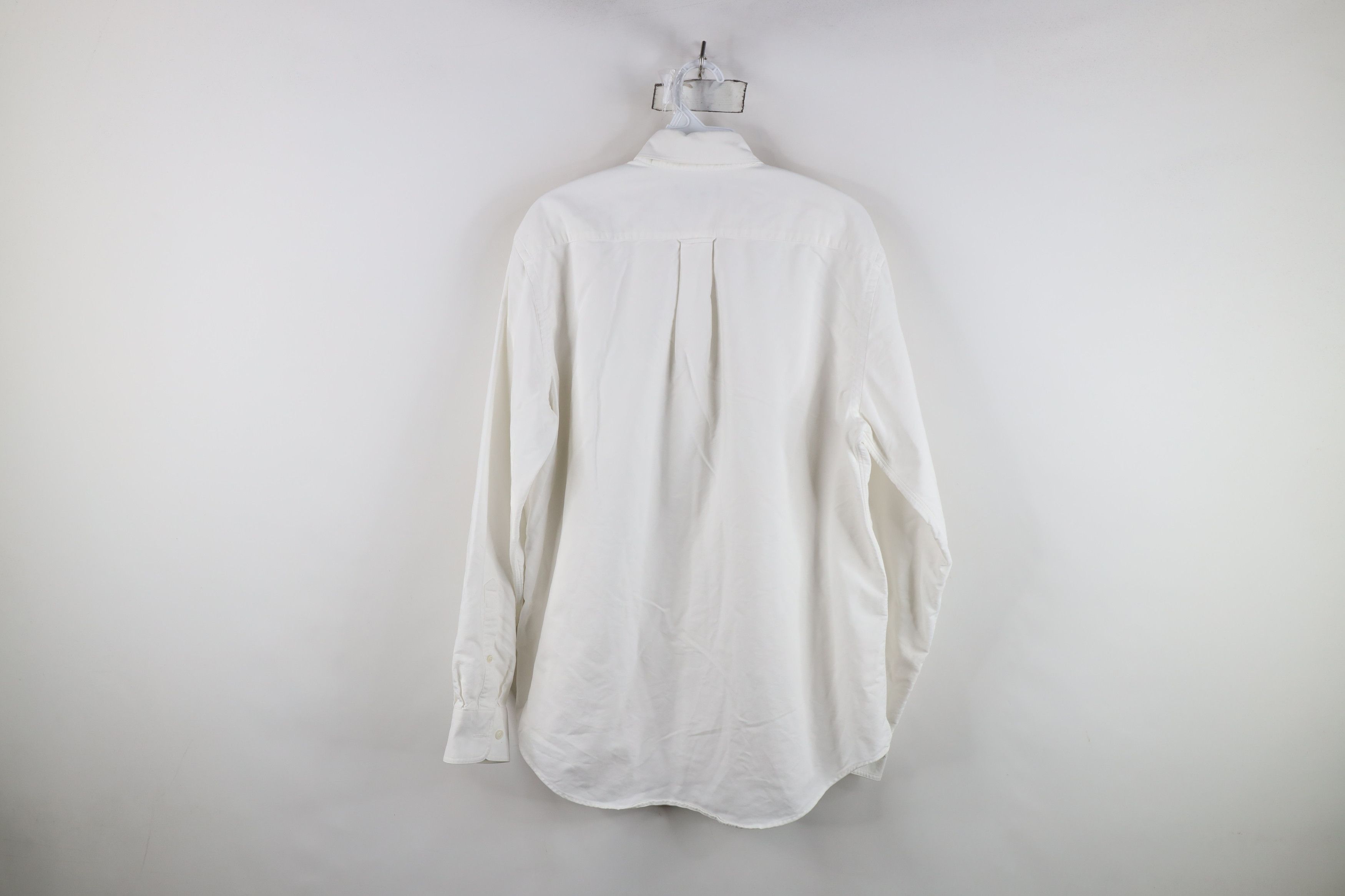 Lands' End Vintage 90s Lands End Collared Button Down Shirt White Size US M / EU 48-50 / 2 - 11 Thumbnail