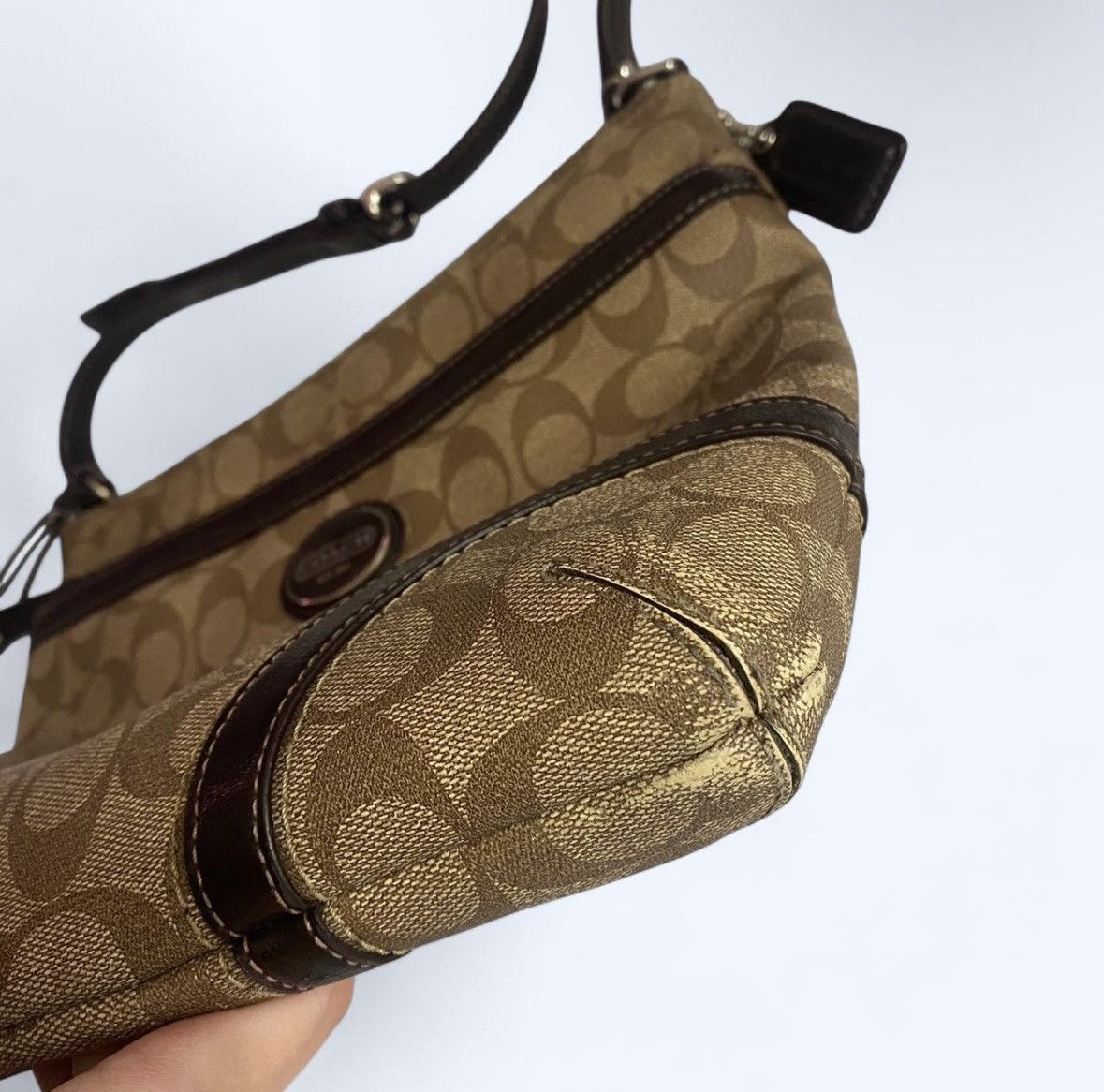 Coach Brown VINTAGE CROSSBODY COACH BAG!!!! Size ONE SIZE - 5 Thumbnail