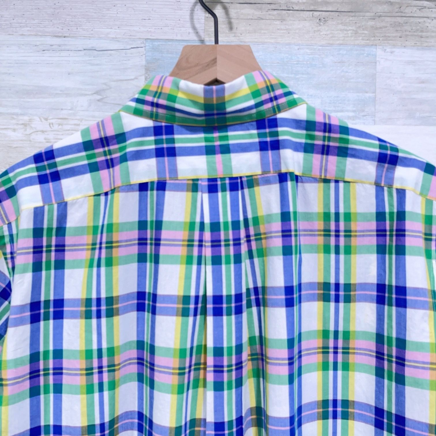 Ralph Lauren Ralph Lauren Classic Short Sleeve Poplin Shirt Plaid Mens L Size US L / EU 52-54 / 3 - 4 Thumbnail