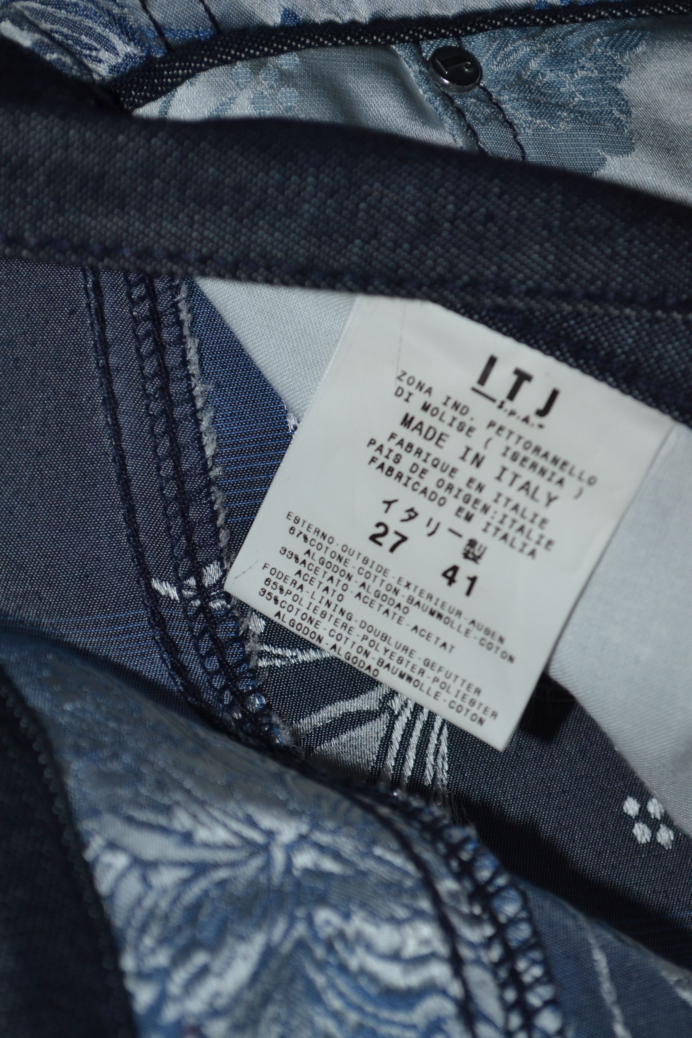 Gianfranco Ferre × Vintage Ferre Vintage Metallic Floral Pants Jeans 27 size Gianfranco Size 27" / US 4 / IT 40 - 10 Thumbnail