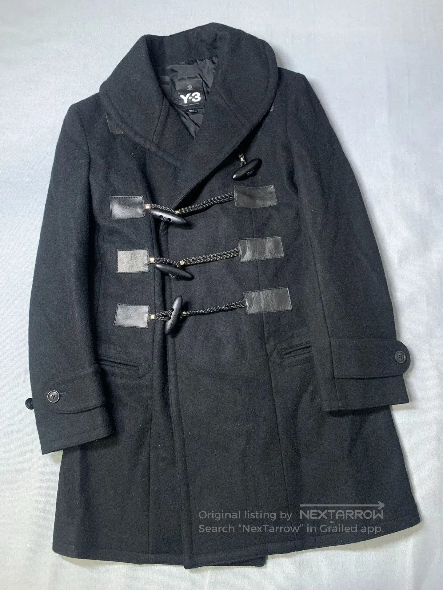 Y-3 Y3 Yohji Yamamoto Adidas Wool Duffle Coat. Size US M / EU 48-50 / 2 - 1 Thumbnail