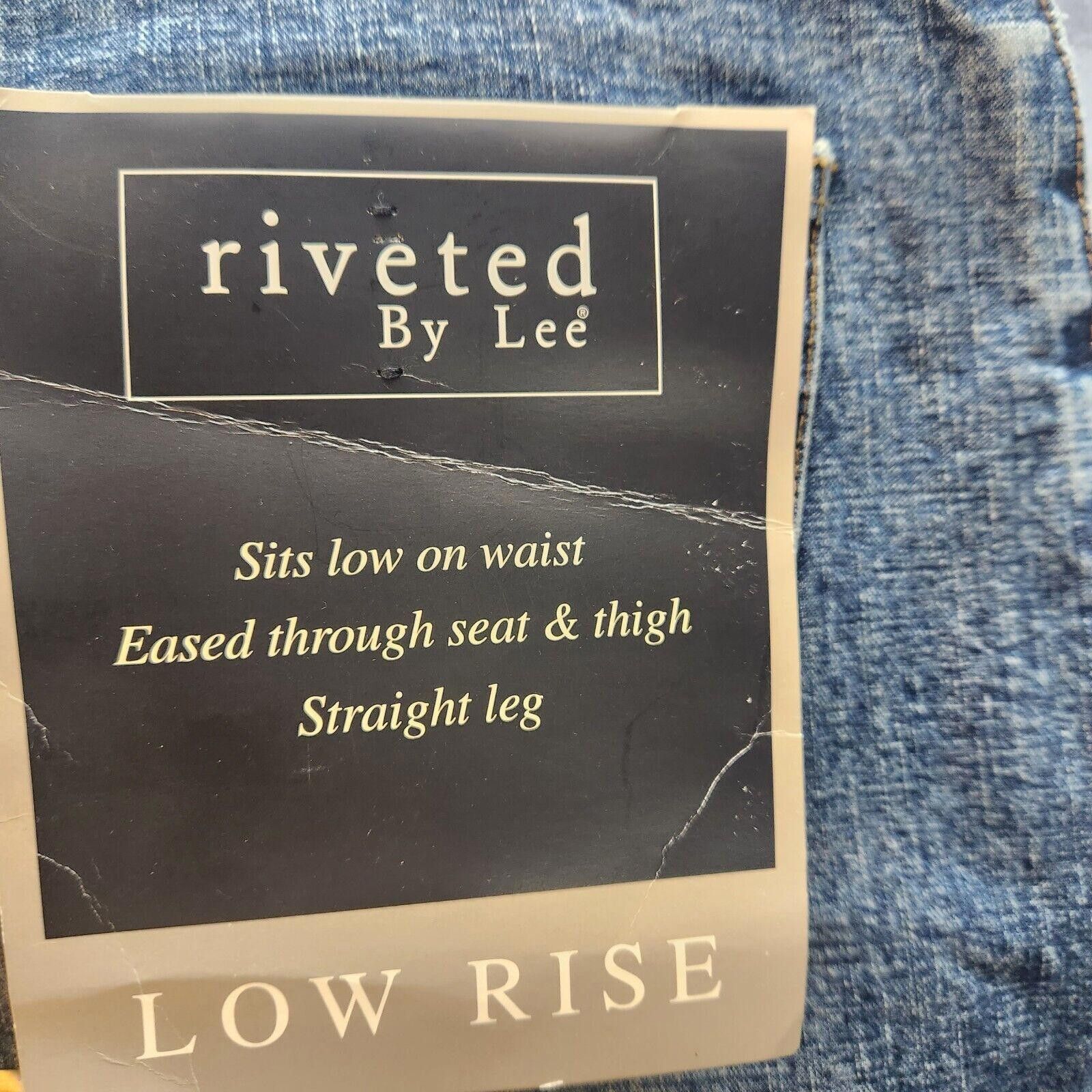 Lee New Riveted By Lee Low Rise Jeans Size 10 Short Size 32" / US 10 / IT 46 - 8 Thumbnail