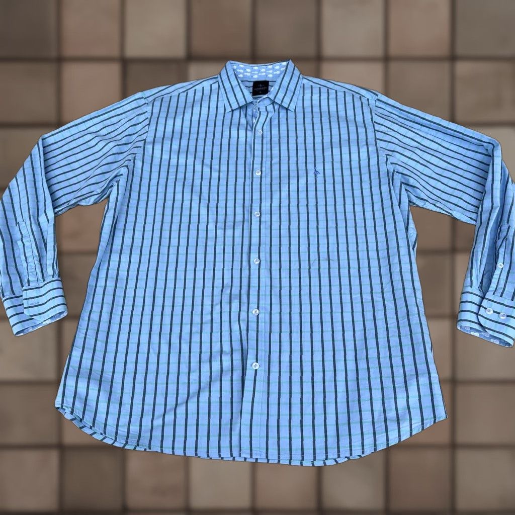 Tailorbyrd VINTAGE TAILORBYRD Cotton Button-Up Shirt XL Men Long Sleeve Plaid Blue Green Casual Size US XL / EU 56 / 4 - 1 Thumbnail