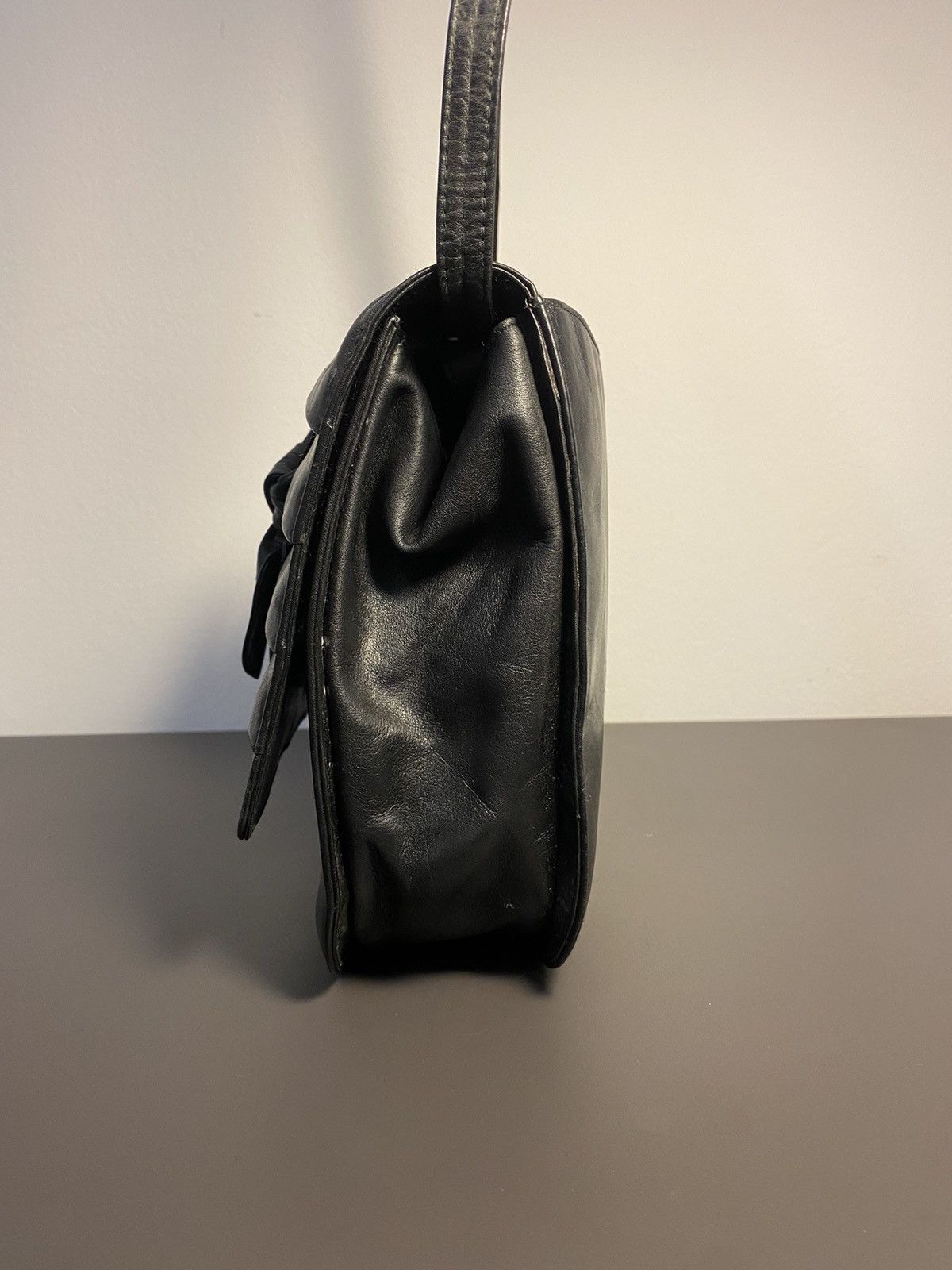 Valentino Valentino black bow bag leather Size ONE SIZE - 4 Thumbnail